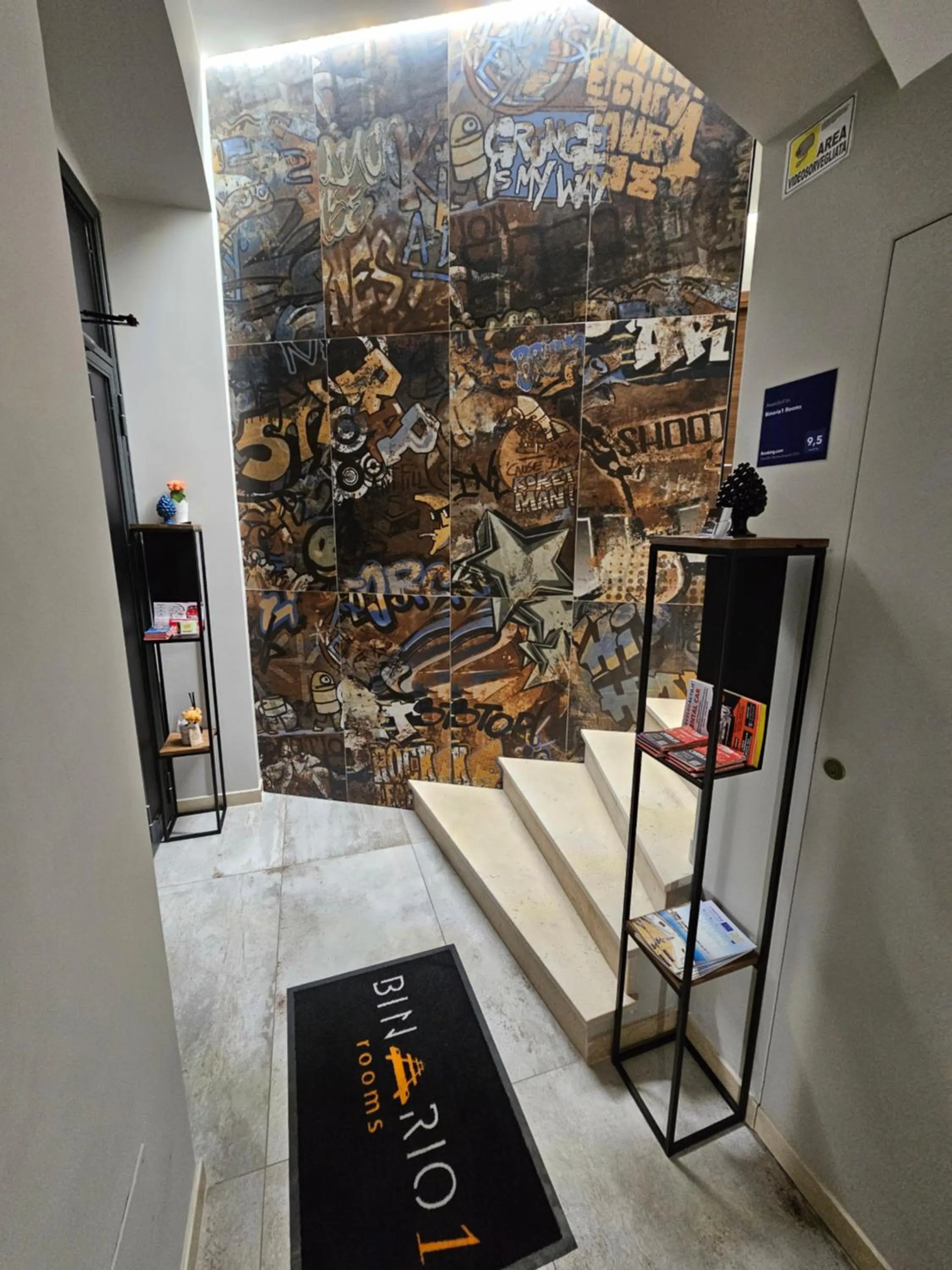 Lobby or reception in Binario1 Rooms