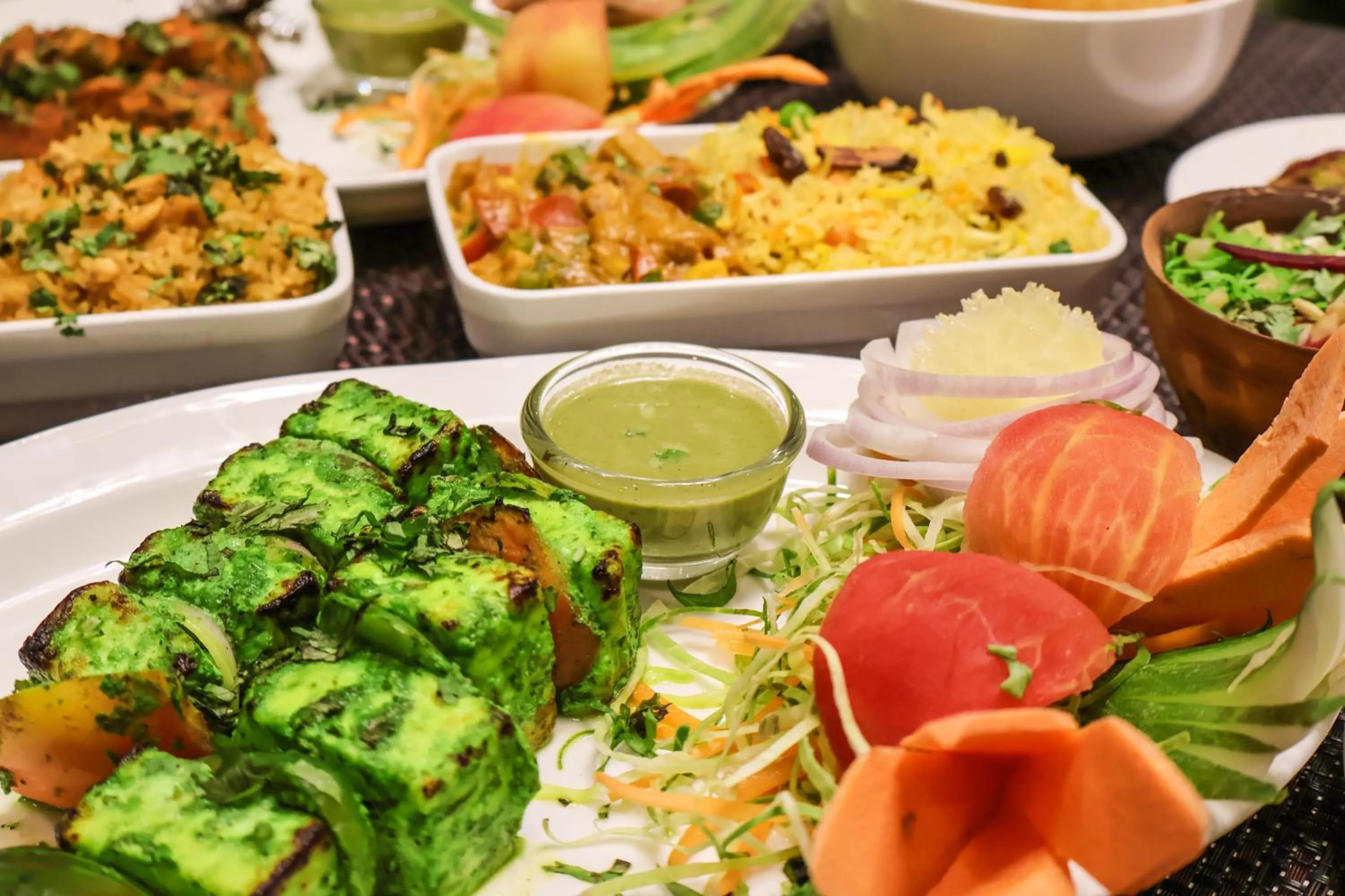 Buffet breakfast in HHW Buddha Lineage