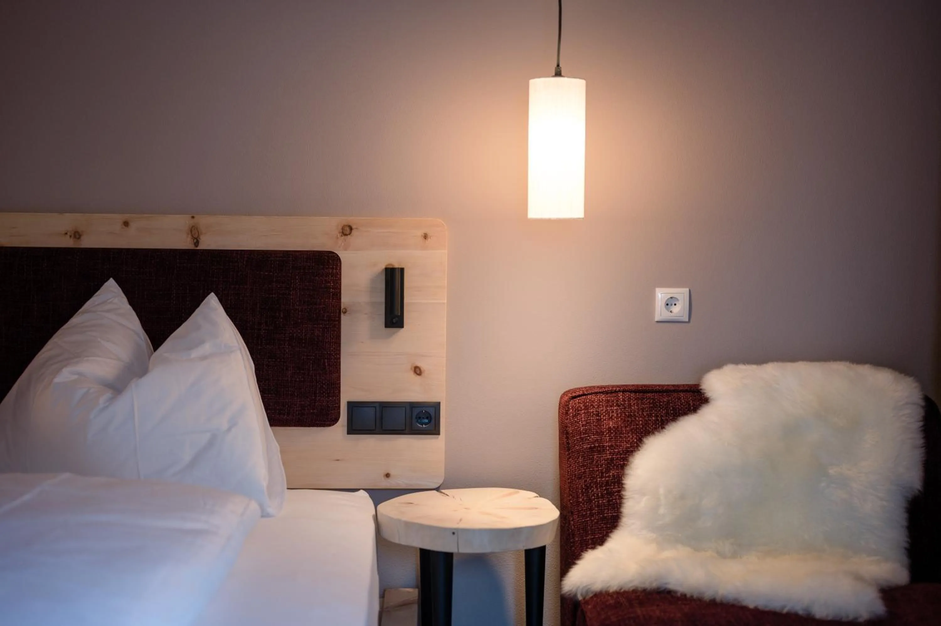 Bed in Hotel Mühlenerhof