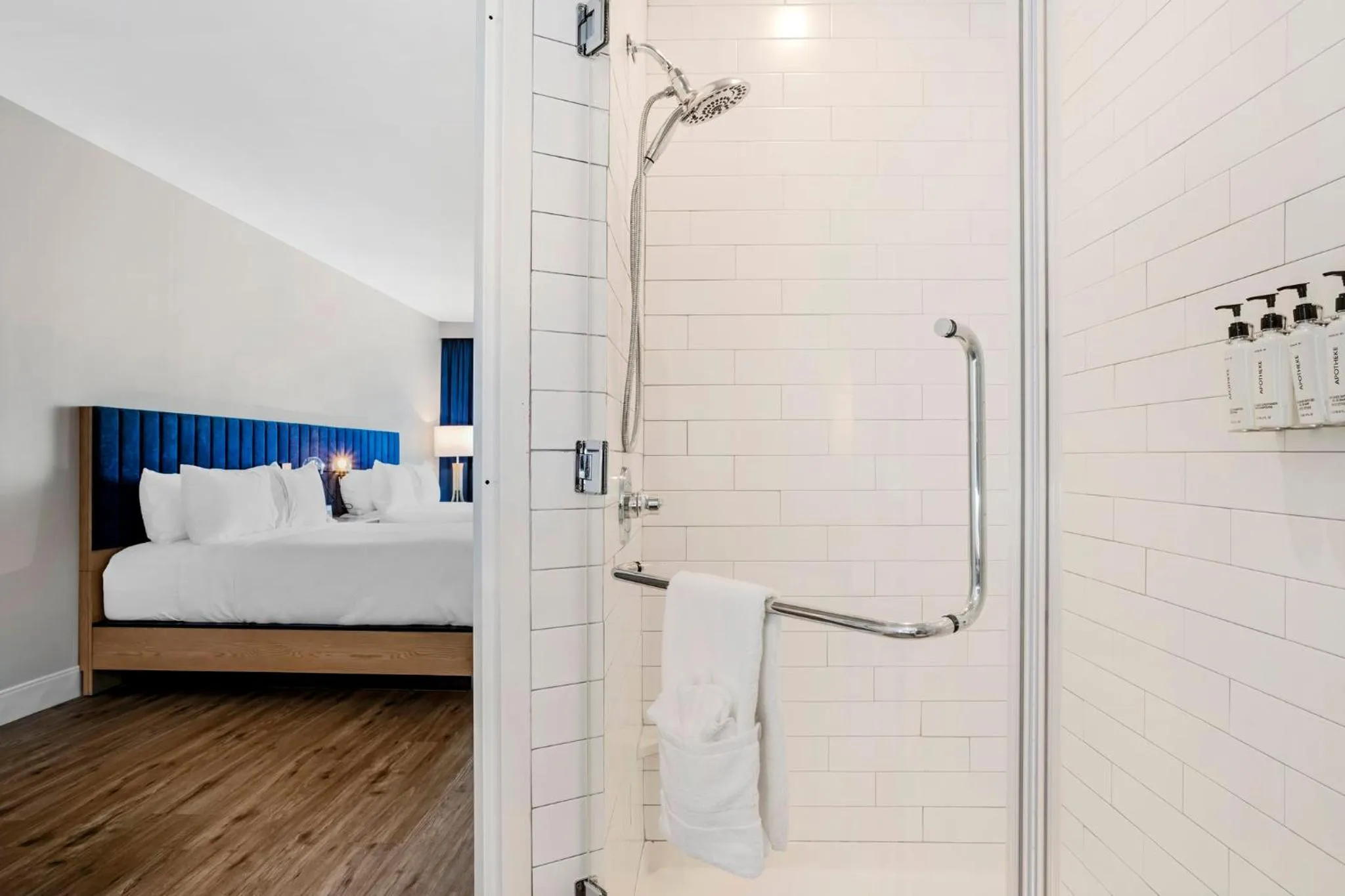 Bathroom, Bed in EVEN Hotel Waco - University Area by IHG