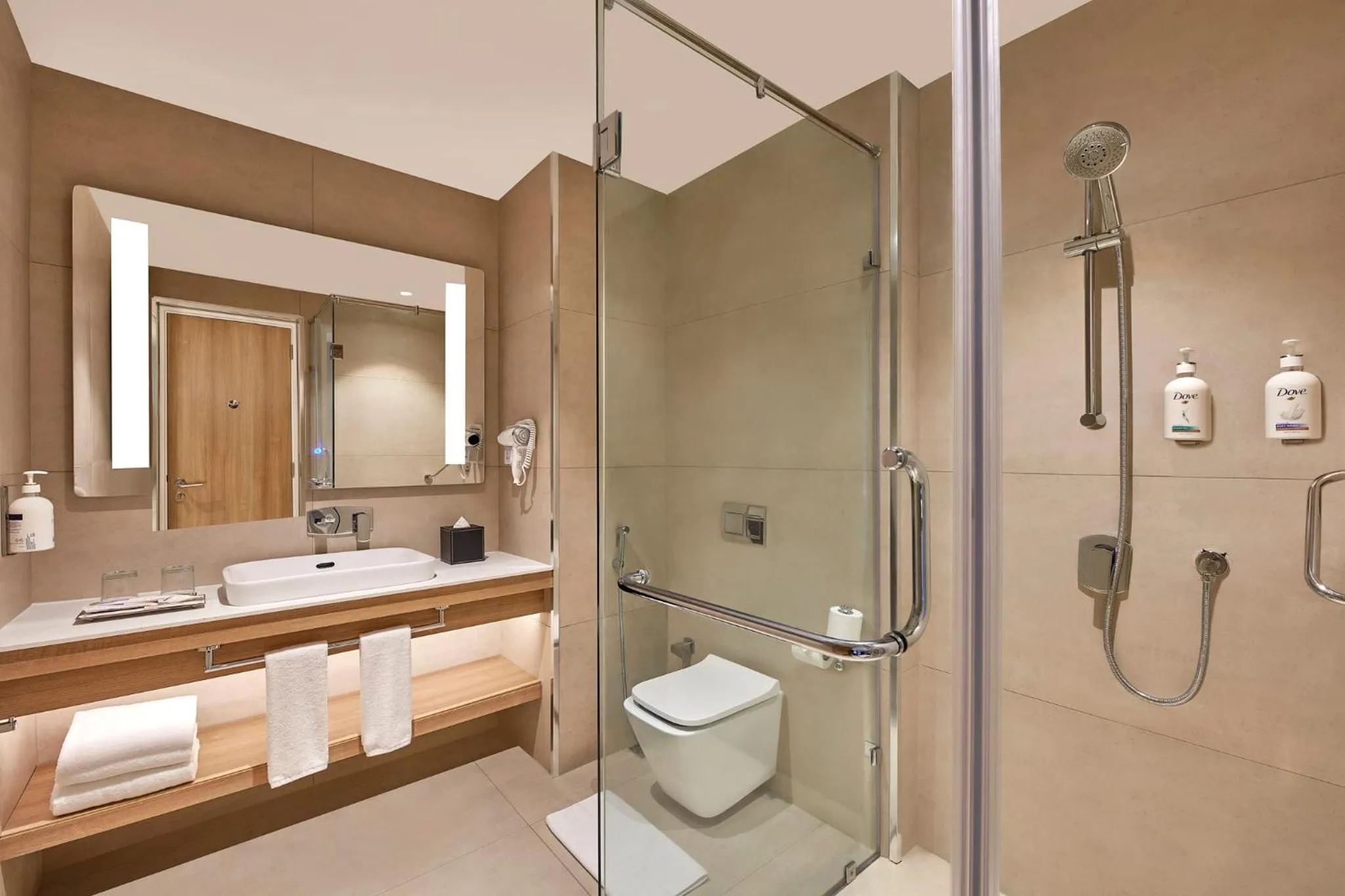Bathroom in Holiday Inn Express Bengaluru Bommasandra by IHG