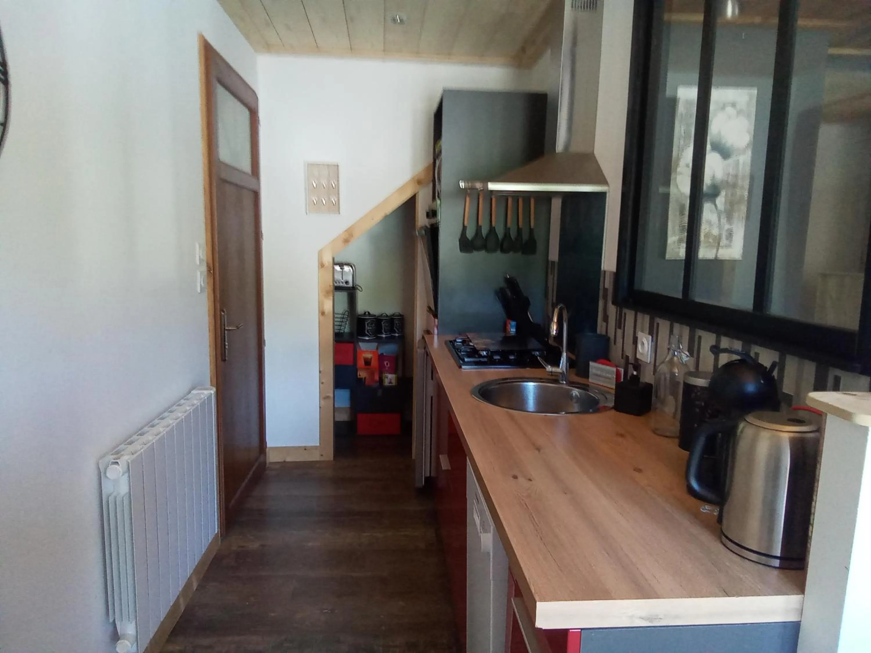 Kitchen or kitchenette in L' Auberge du château