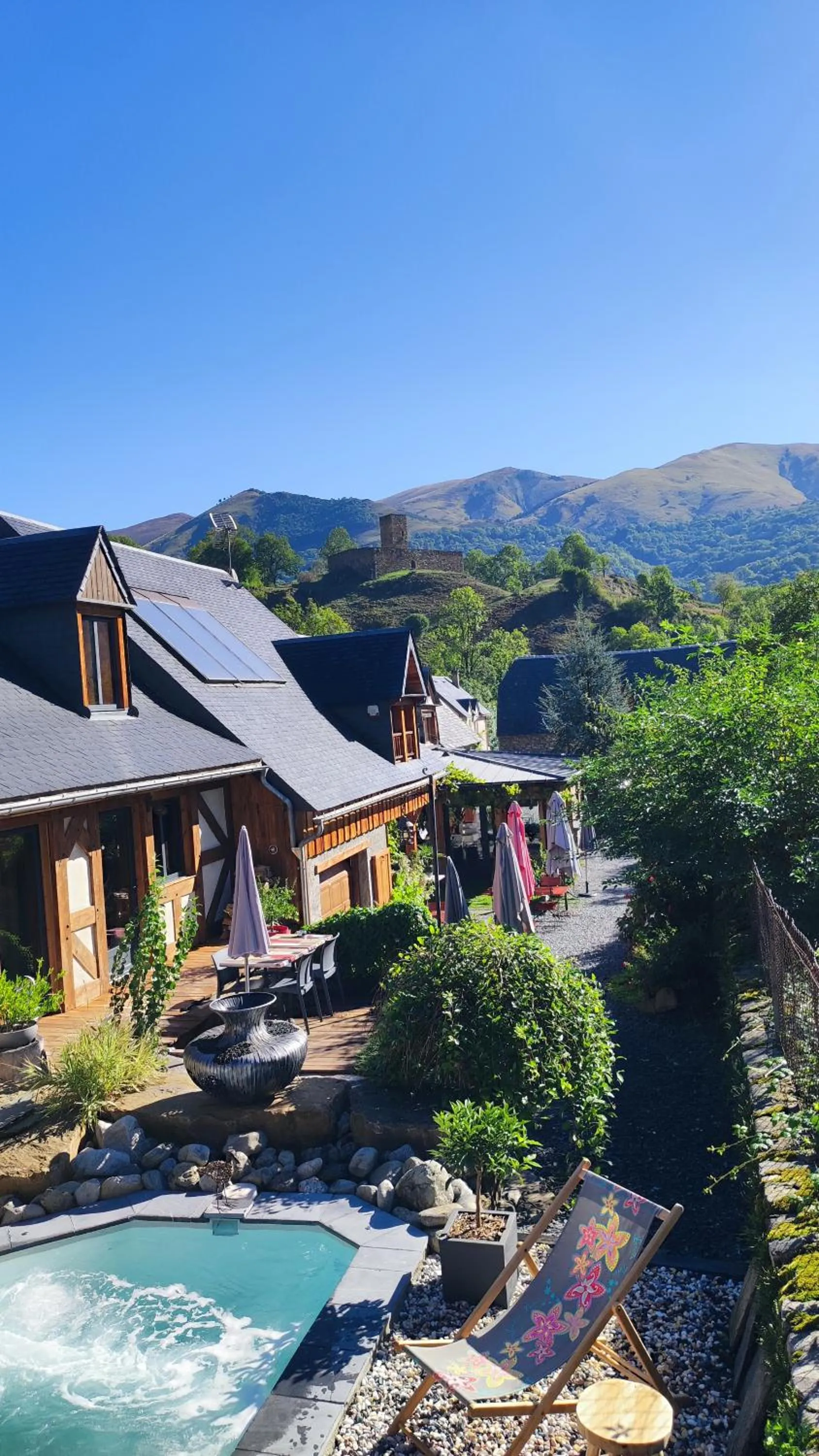 Natural landscape in L' Auberge du château