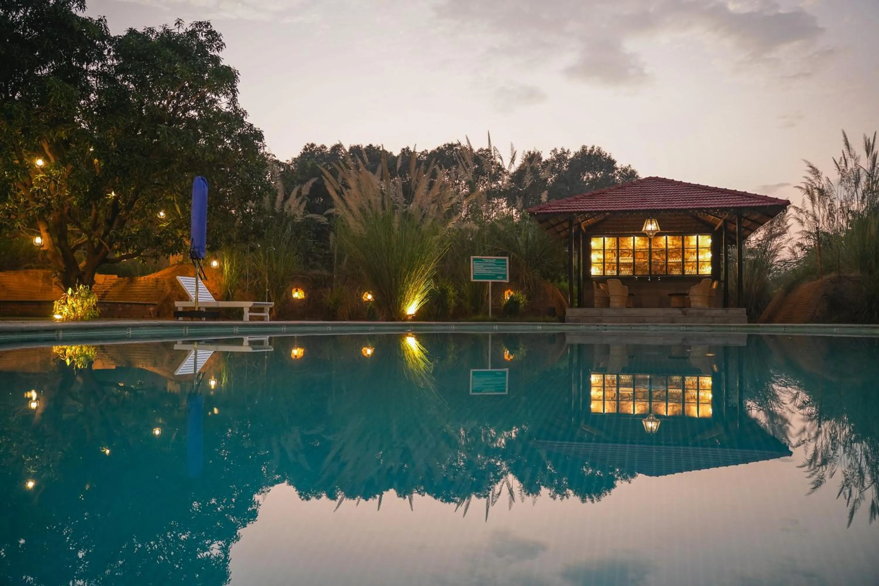Swimming pool in Narsingh Bagh
