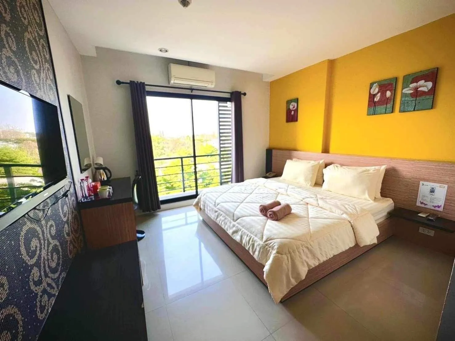 Bed in I Hotel Khonkaen