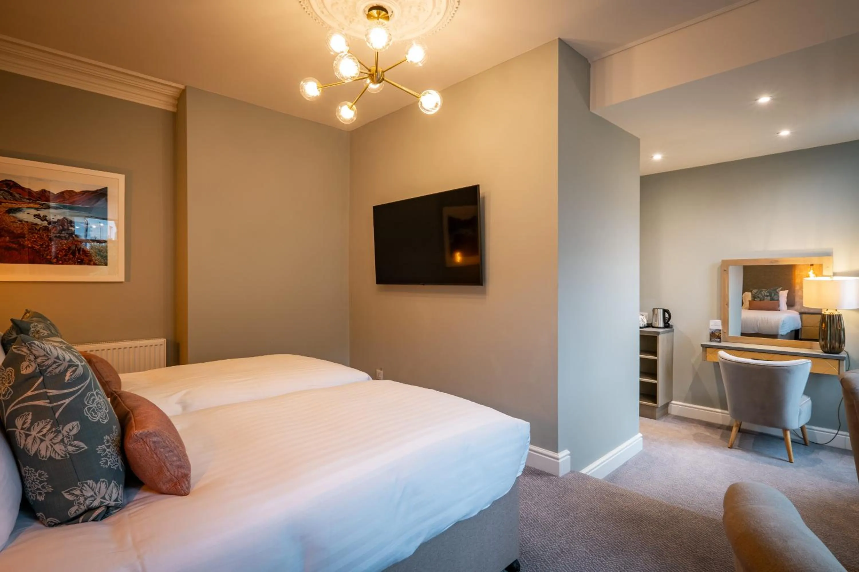 Bedroom, Bed in Ambleside Fell Rooms