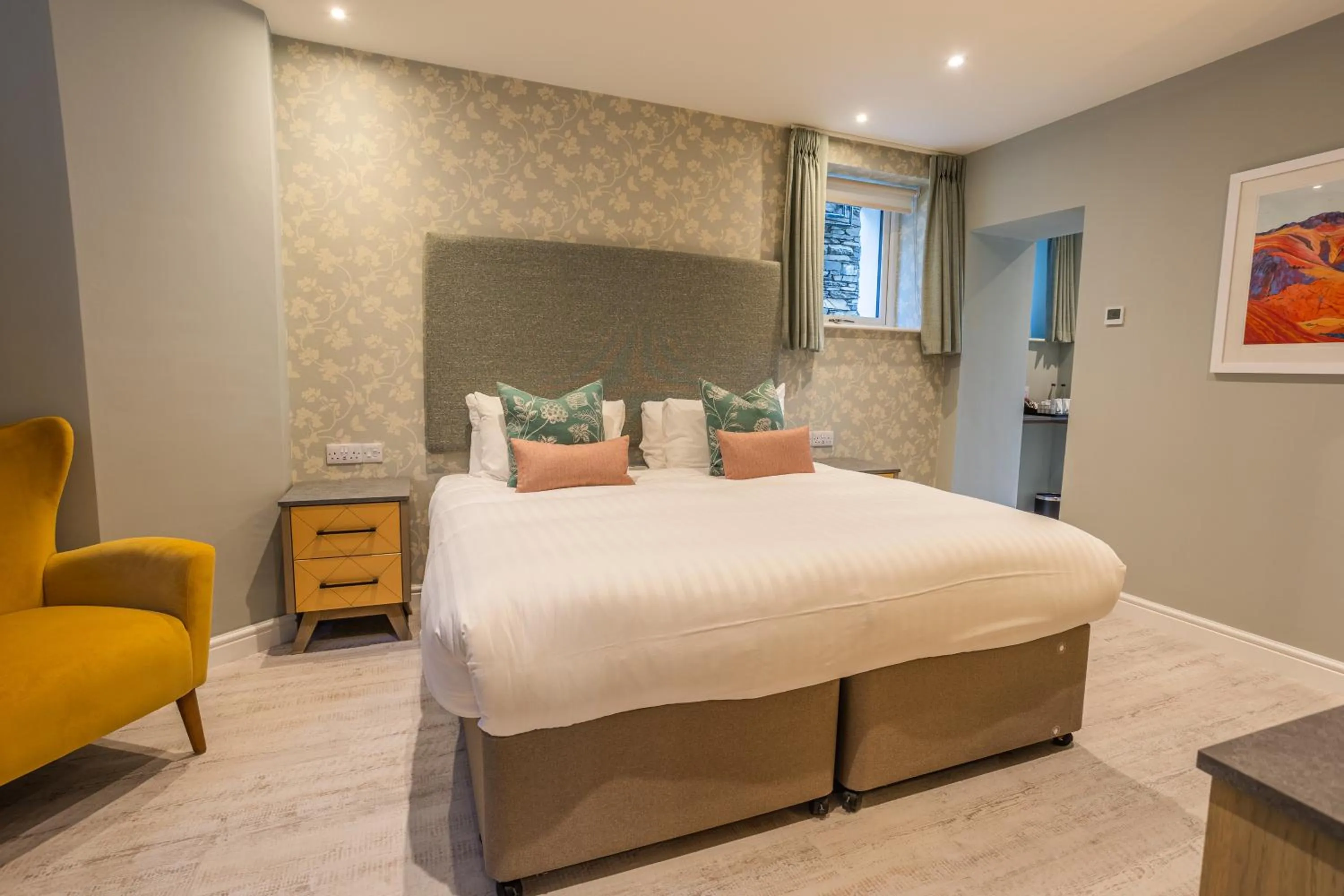 Bedroom, Bed in Ambleside Fell Rooms