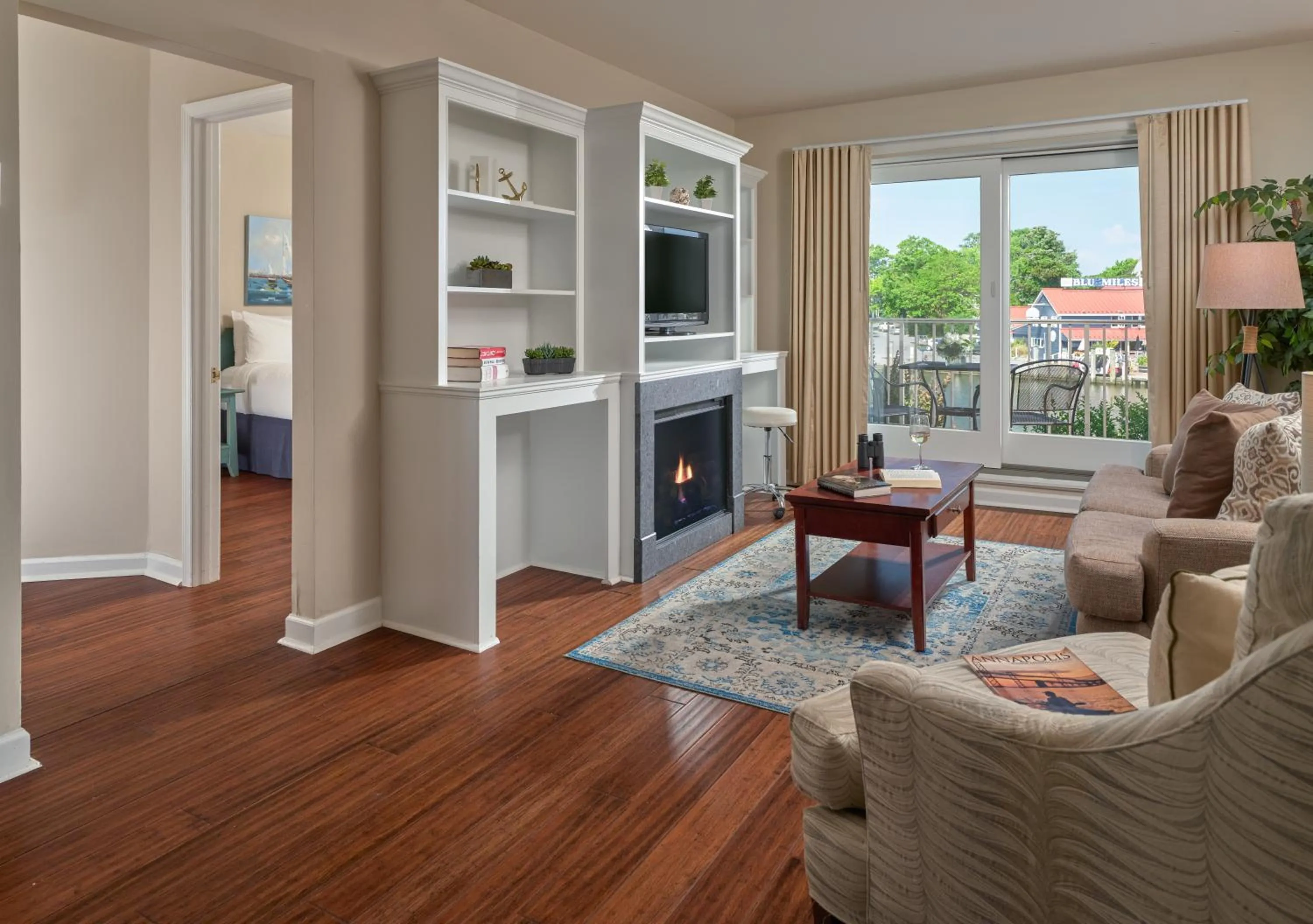 Captain's Suite in St Michaels Harbour Inn, Marina and Spa