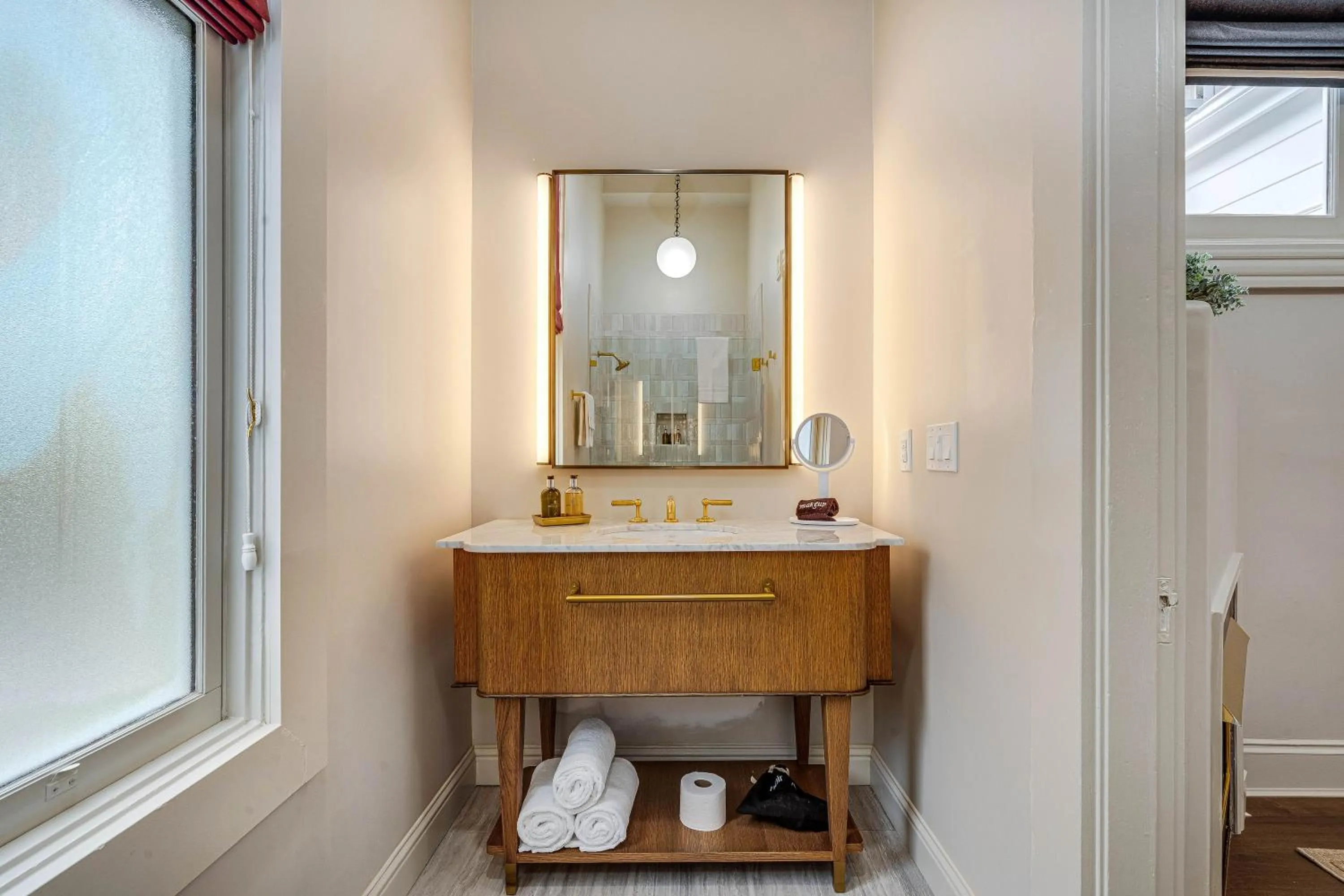 Bathroom in White House Napa