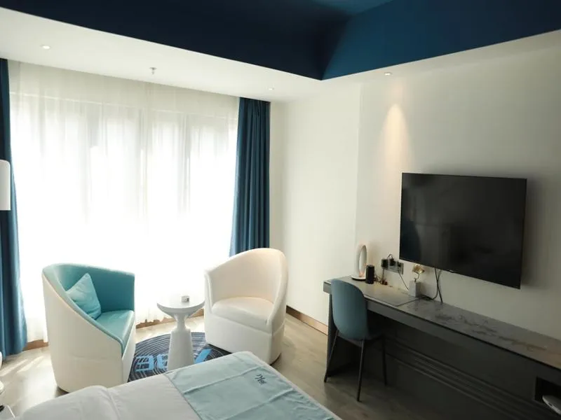 Bed in Thank Inn Plus Jiaozuo Mengzhou Sangpo Times New Town