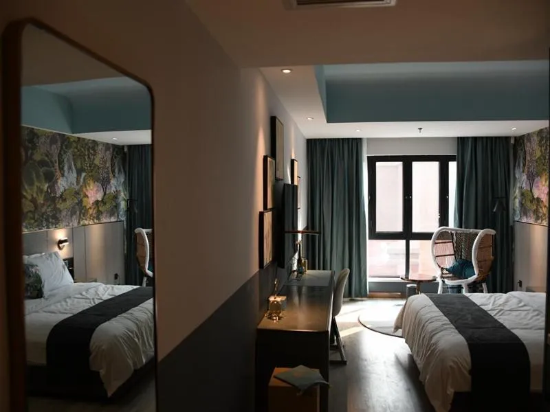 Bed in Thank Inn Plus Jiaozuo Mengzhou Sangpo Times New Town