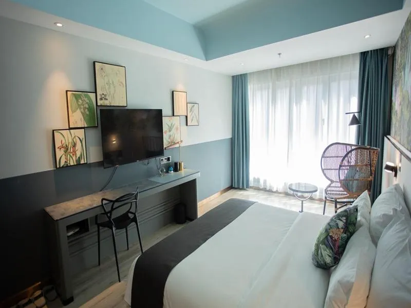 Bed in Thank Inn Plus Jiaozuo Mengzhou Sangpo Times New Town