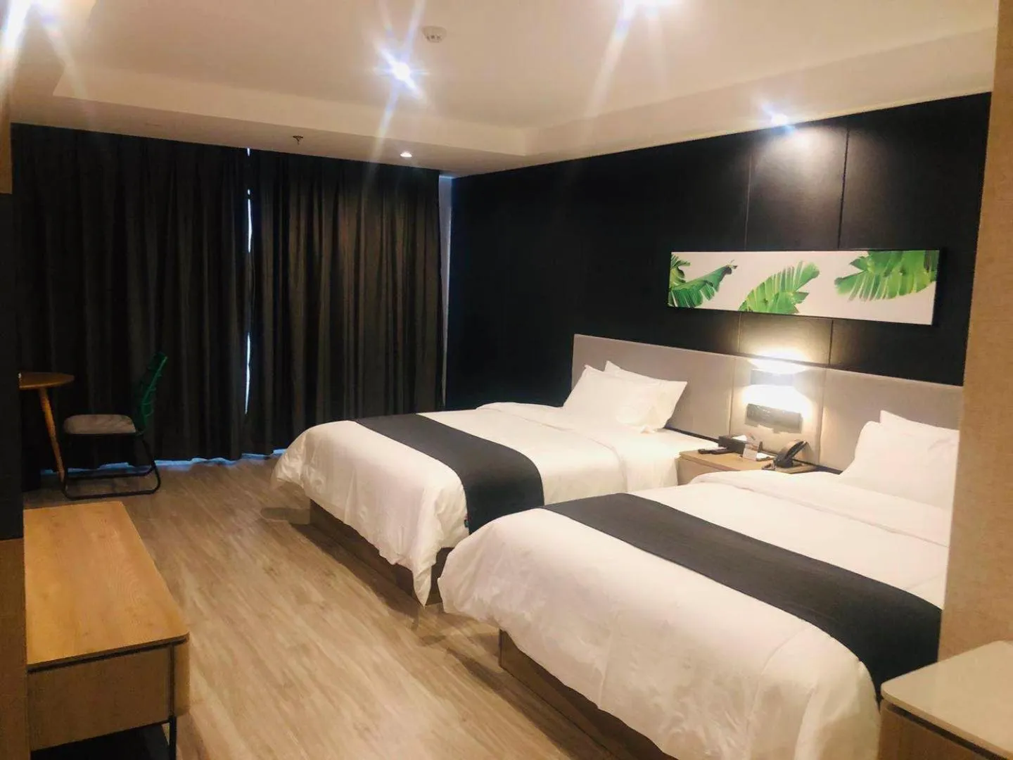 Bed in Thank Inn Plus Jiaozuo Mengzhou Sangpo Times New Town