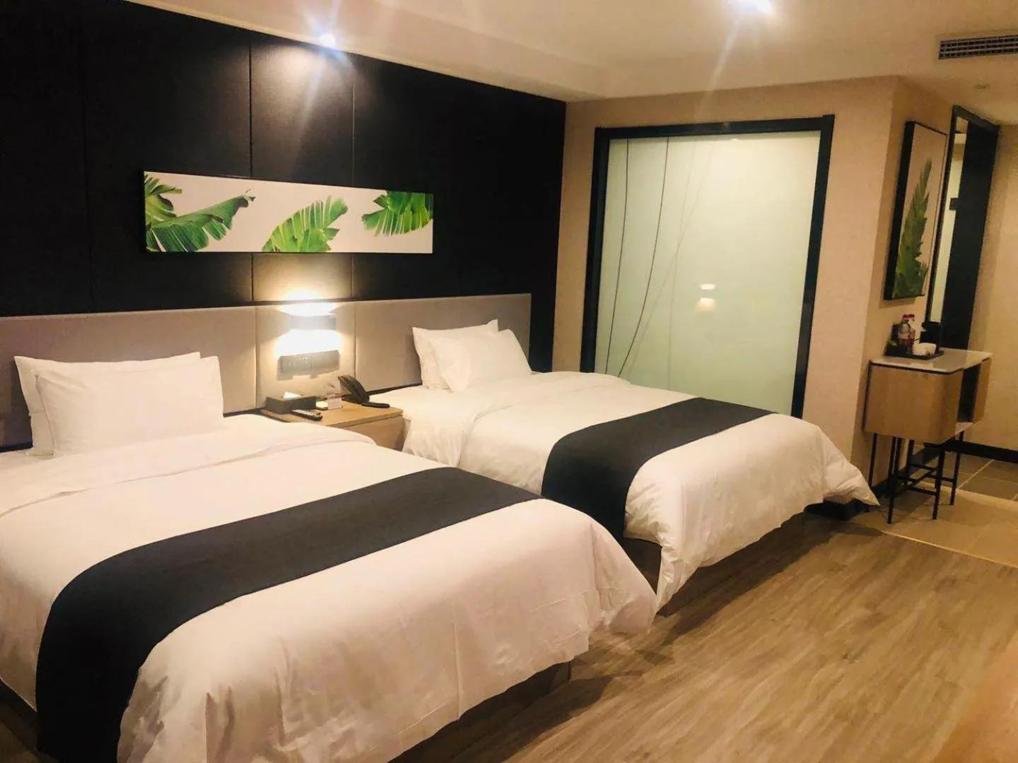 Bed in Thank Inn Plus Jiaozuo Mengzhou Sangpo Times New Town