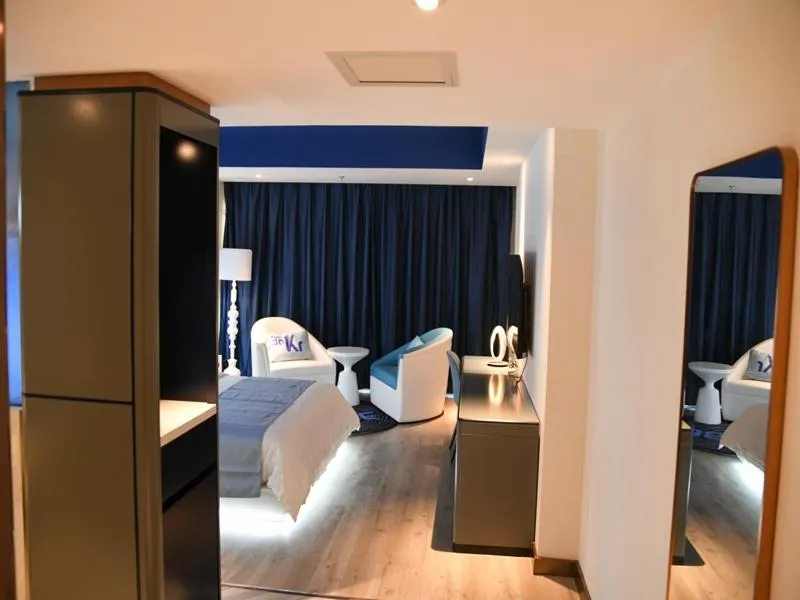 Bed in Thank Inn Plus Jiaozuo Mengzhou Sangpo Times New Town