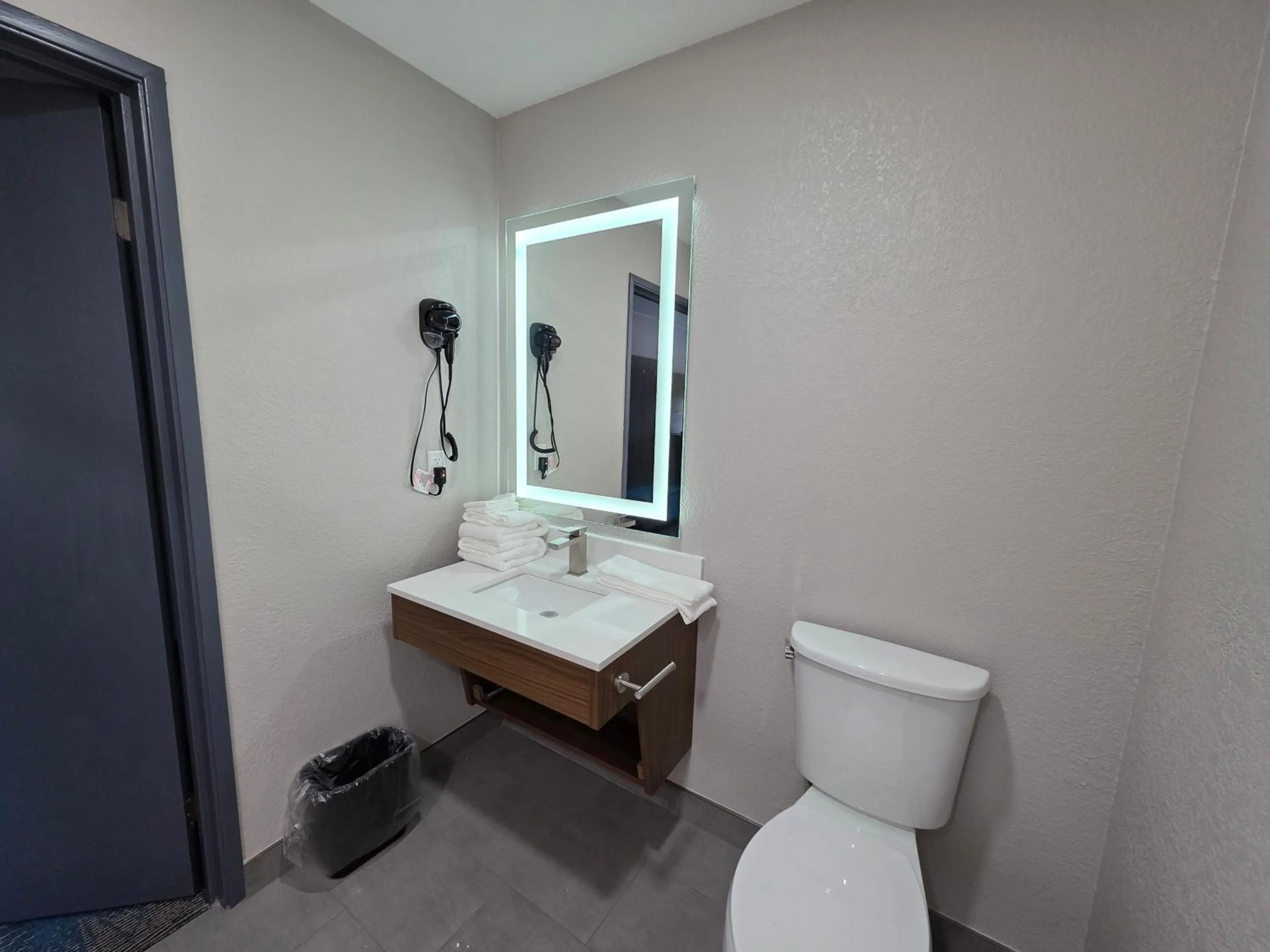 Toilet in Days Inn & Suites by Wyndham Brandon Amphitheater