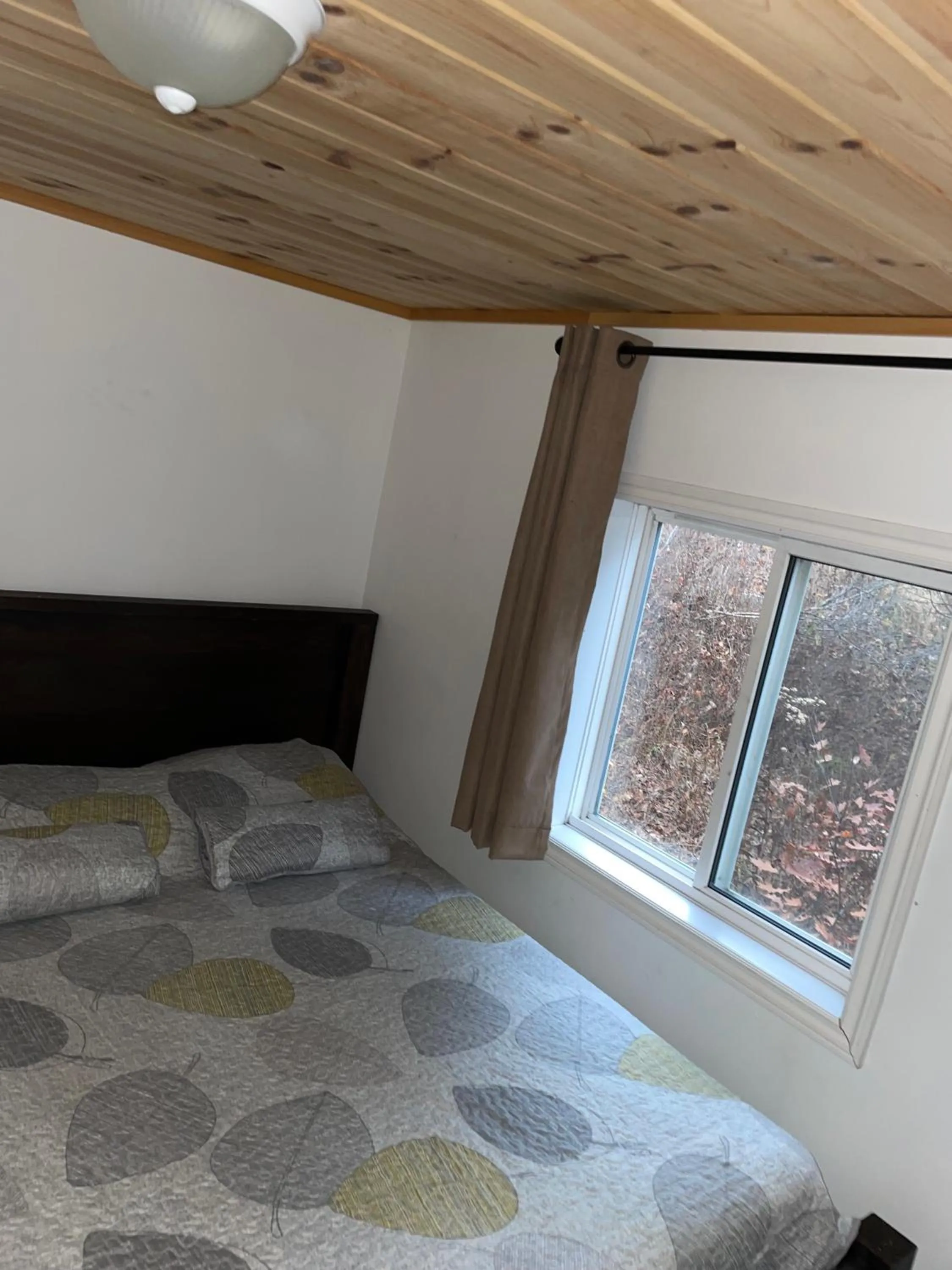 Bed in Lang Lake Resort