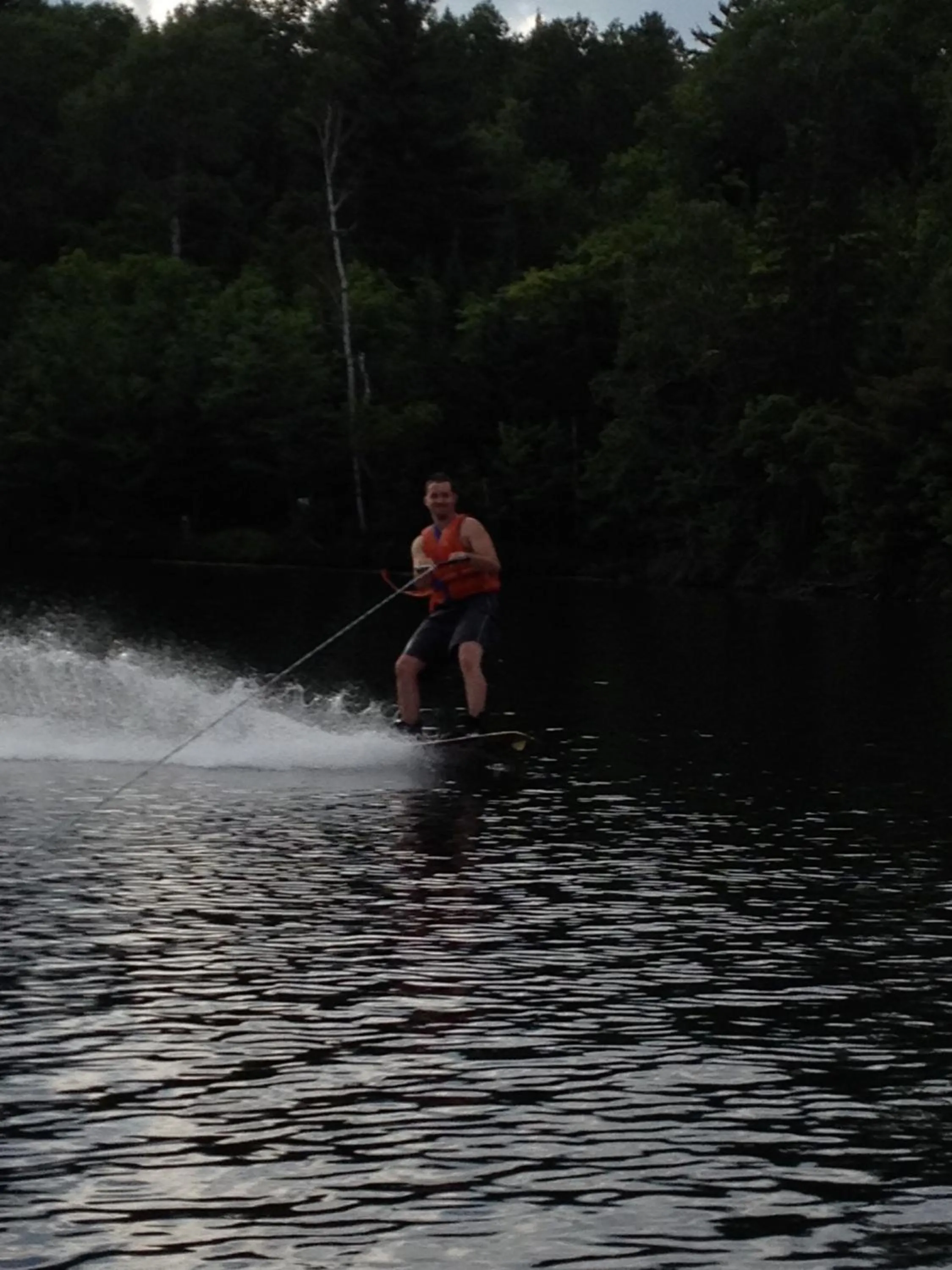 People in Lang Lake Resort