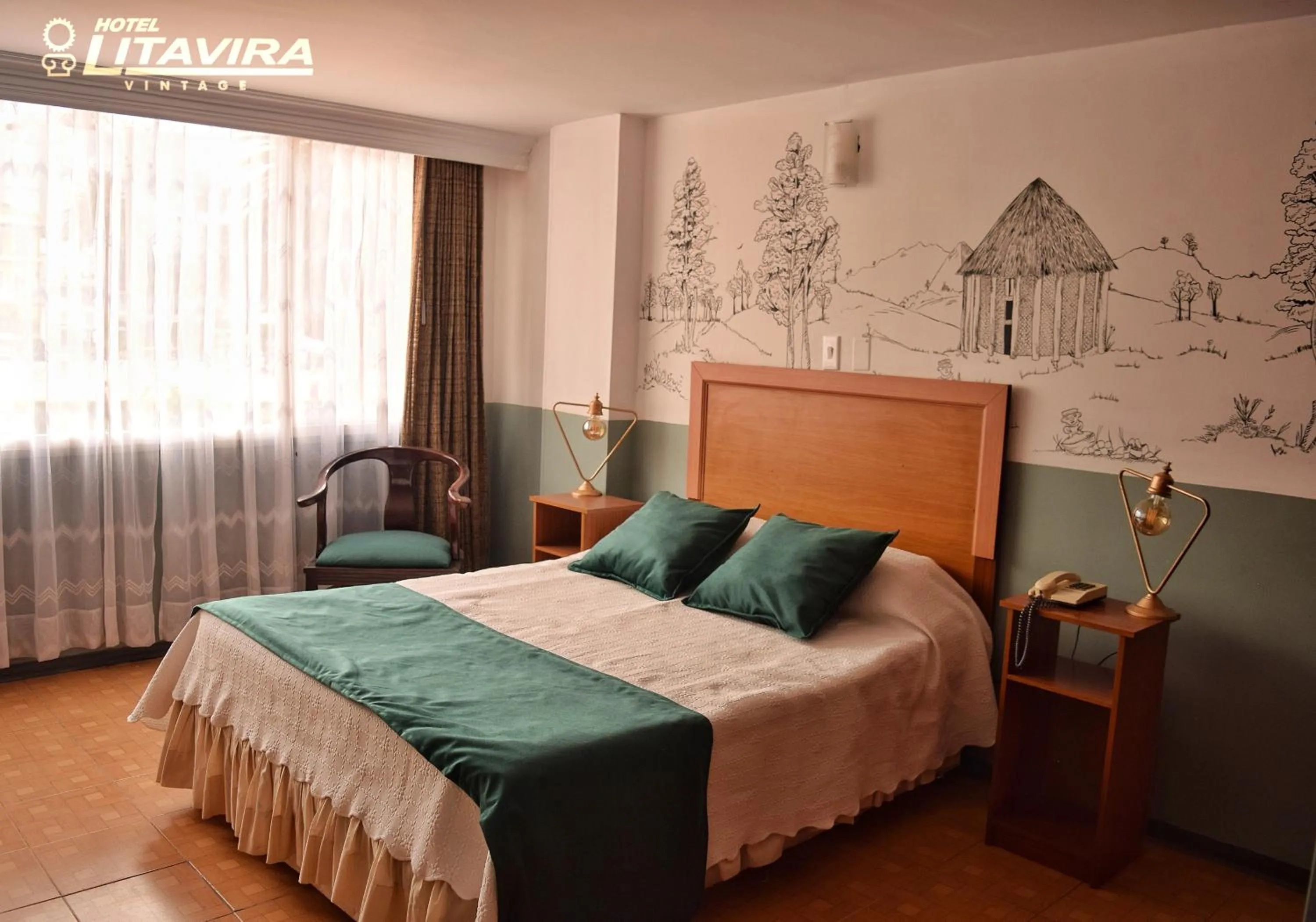 Double Room with Private Bathroom in Hotel Litavira Vintage