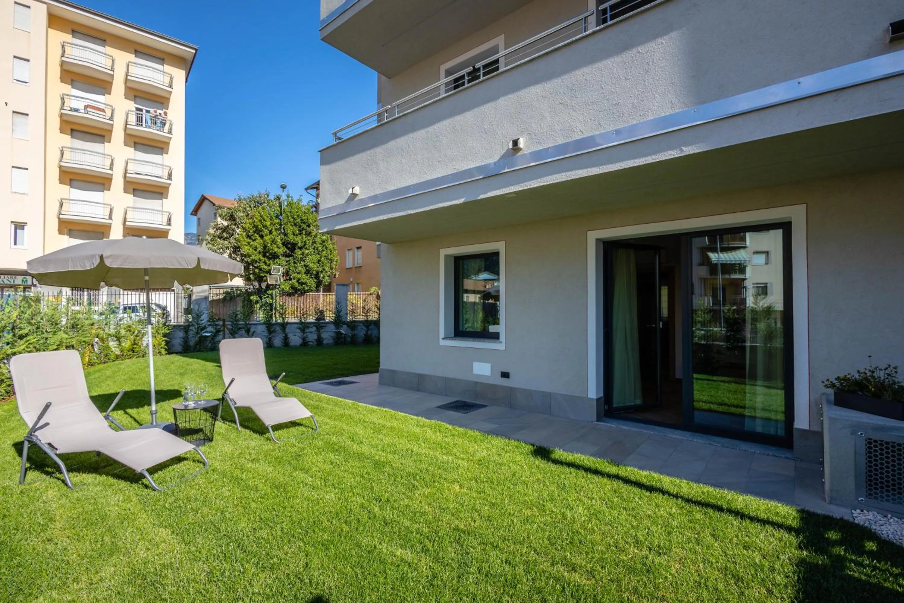 Garden view in San Martin Holidays Home - Stay, Work & Fun