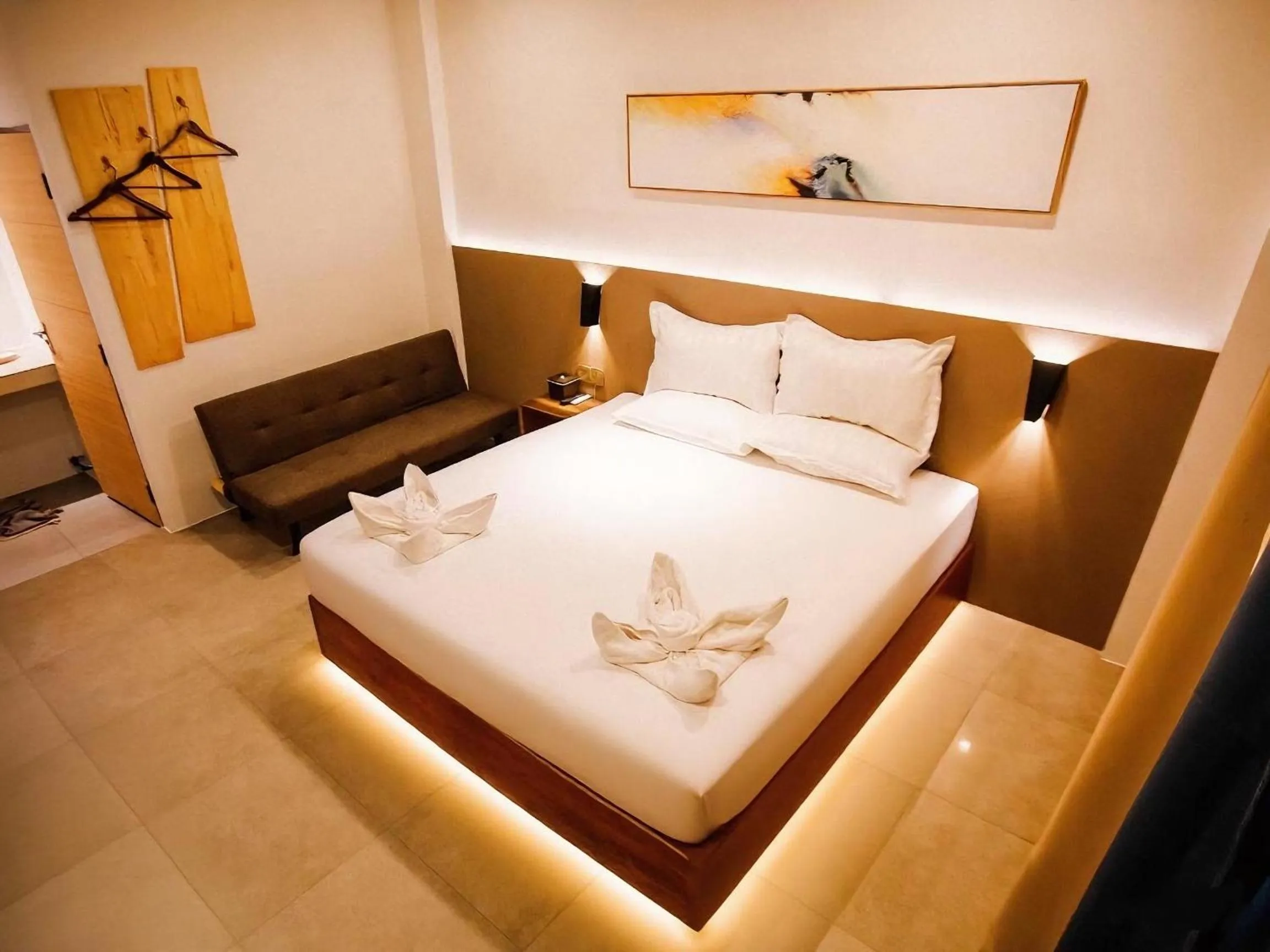 Photo of the whole room, Bed in Key酒店@古城中心店