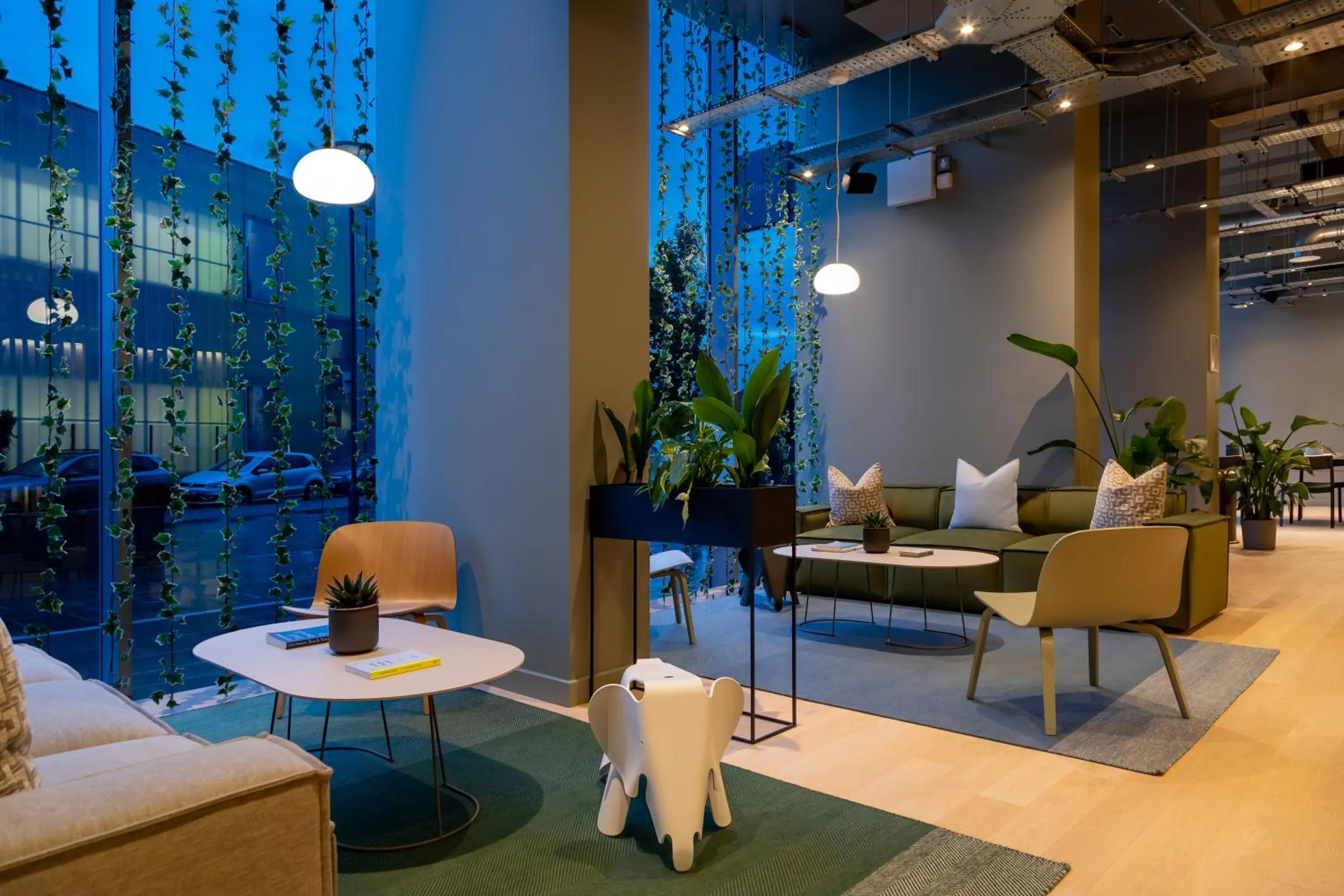 Seating area in Zedwell Hotel Greenwich