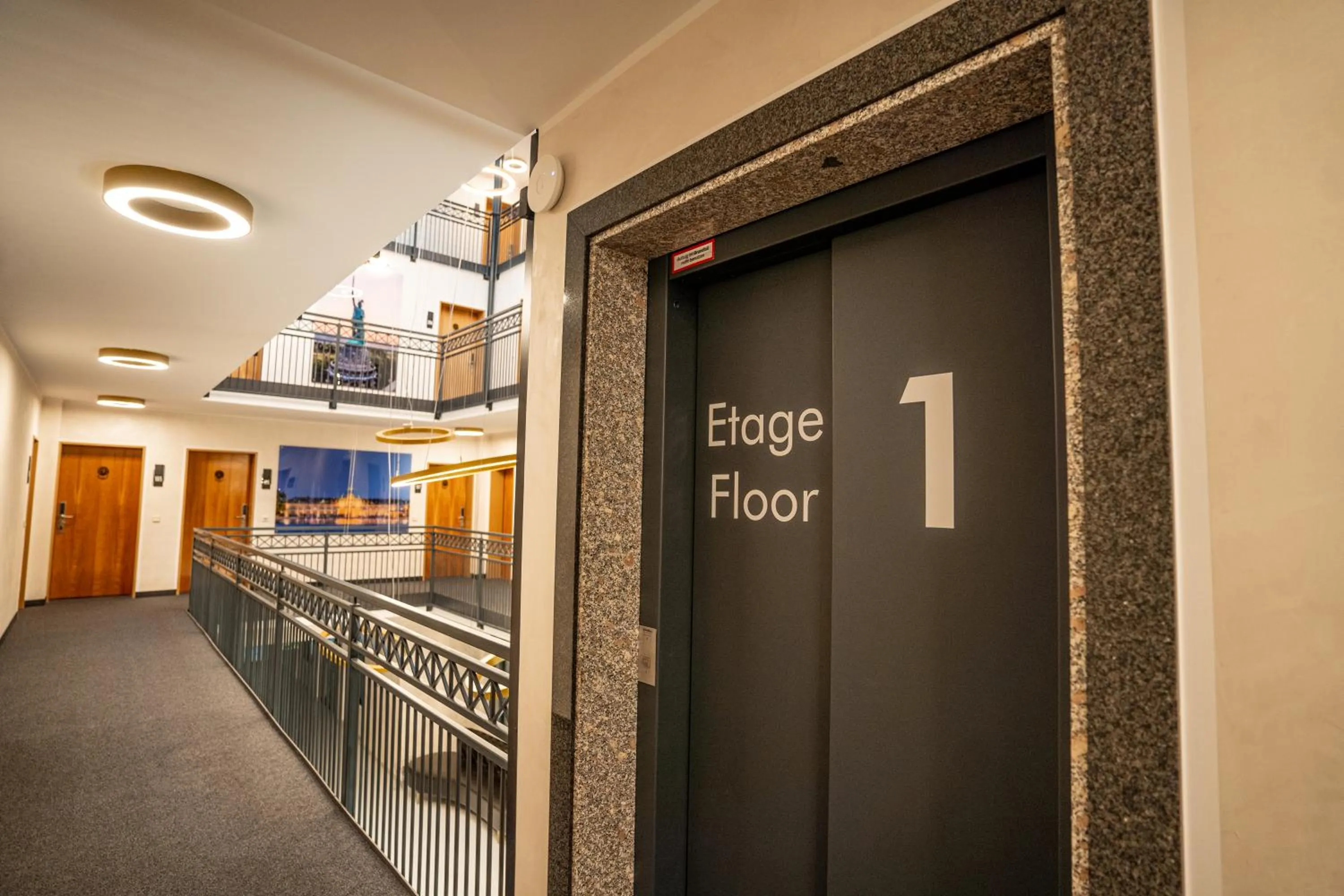 Decorative detail in Hotel CityHome am Kurpark