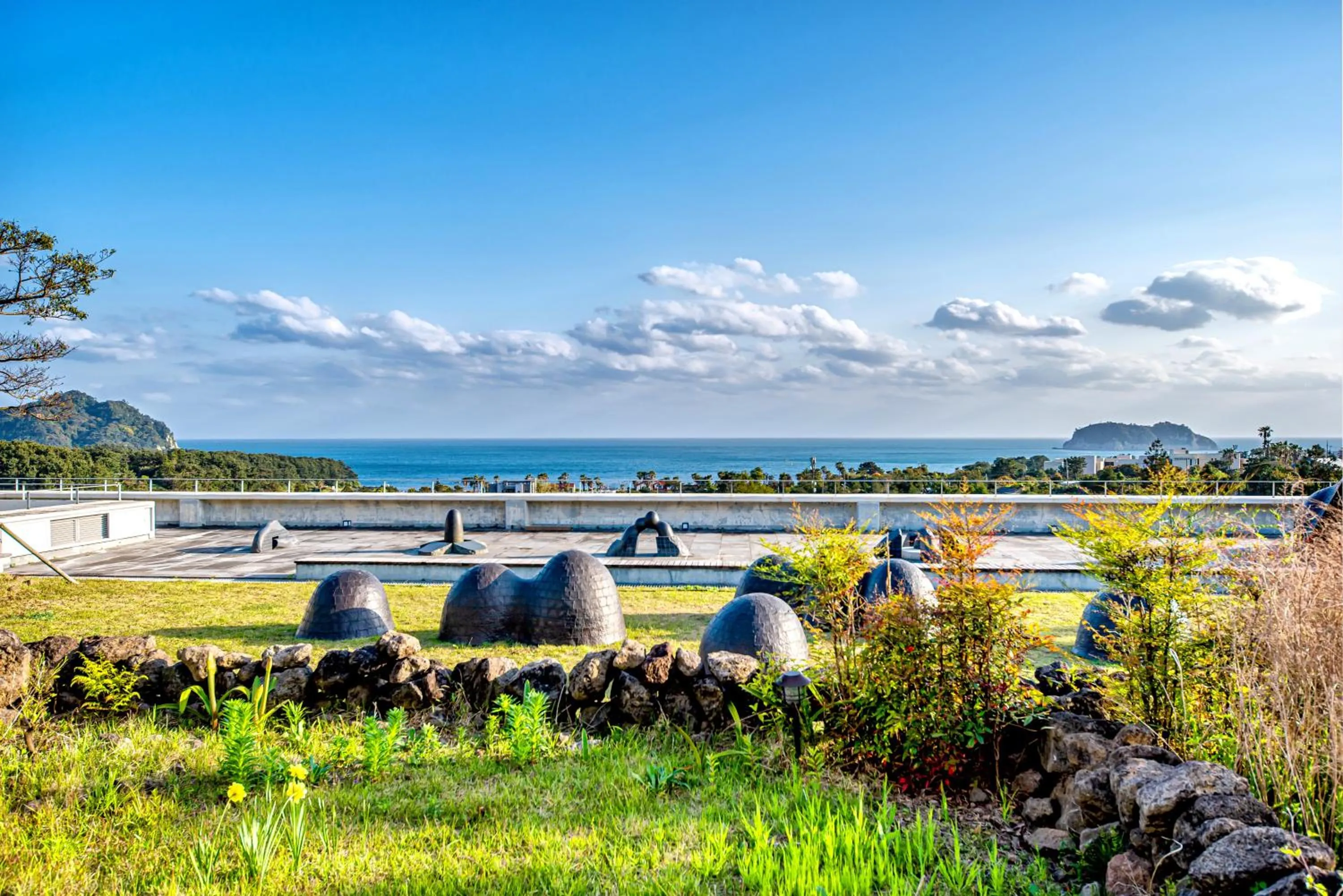 Decorative detail in Jeju Bom stay & Art Gallery