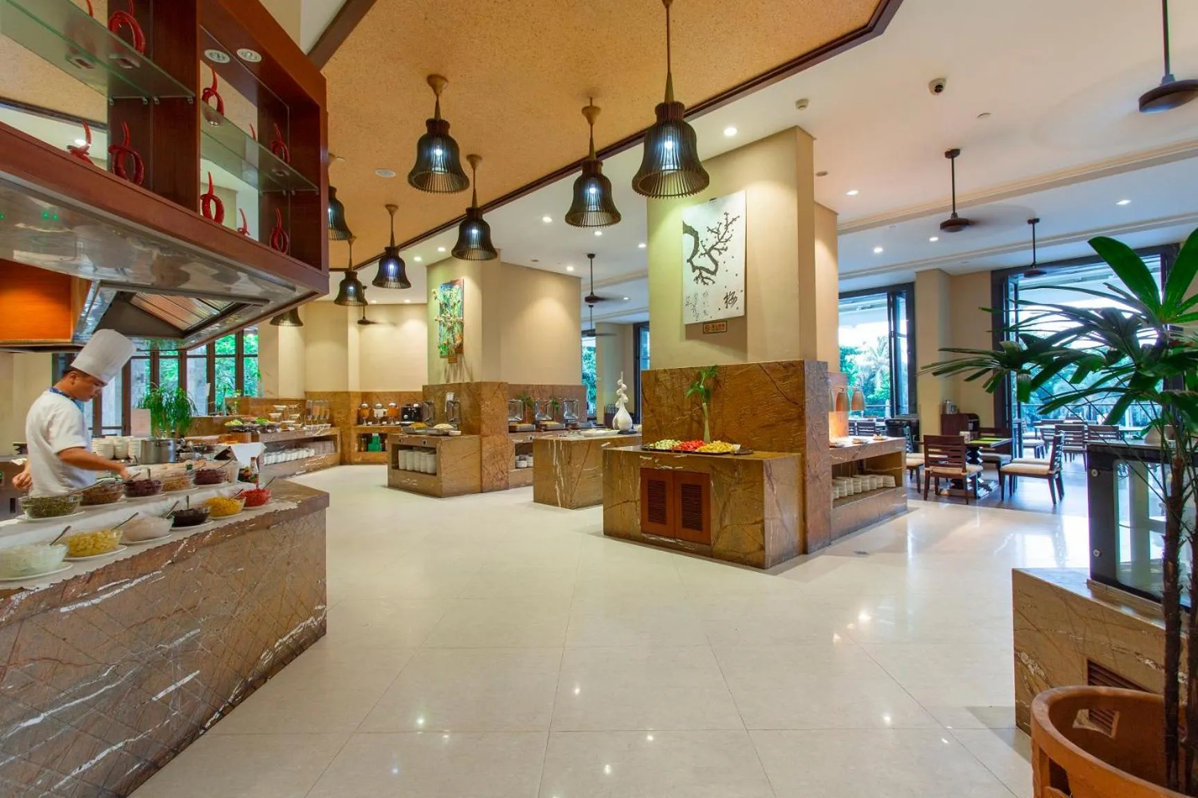 Restaurant/places to eat in Sanya Seacube Holiday Hotel
