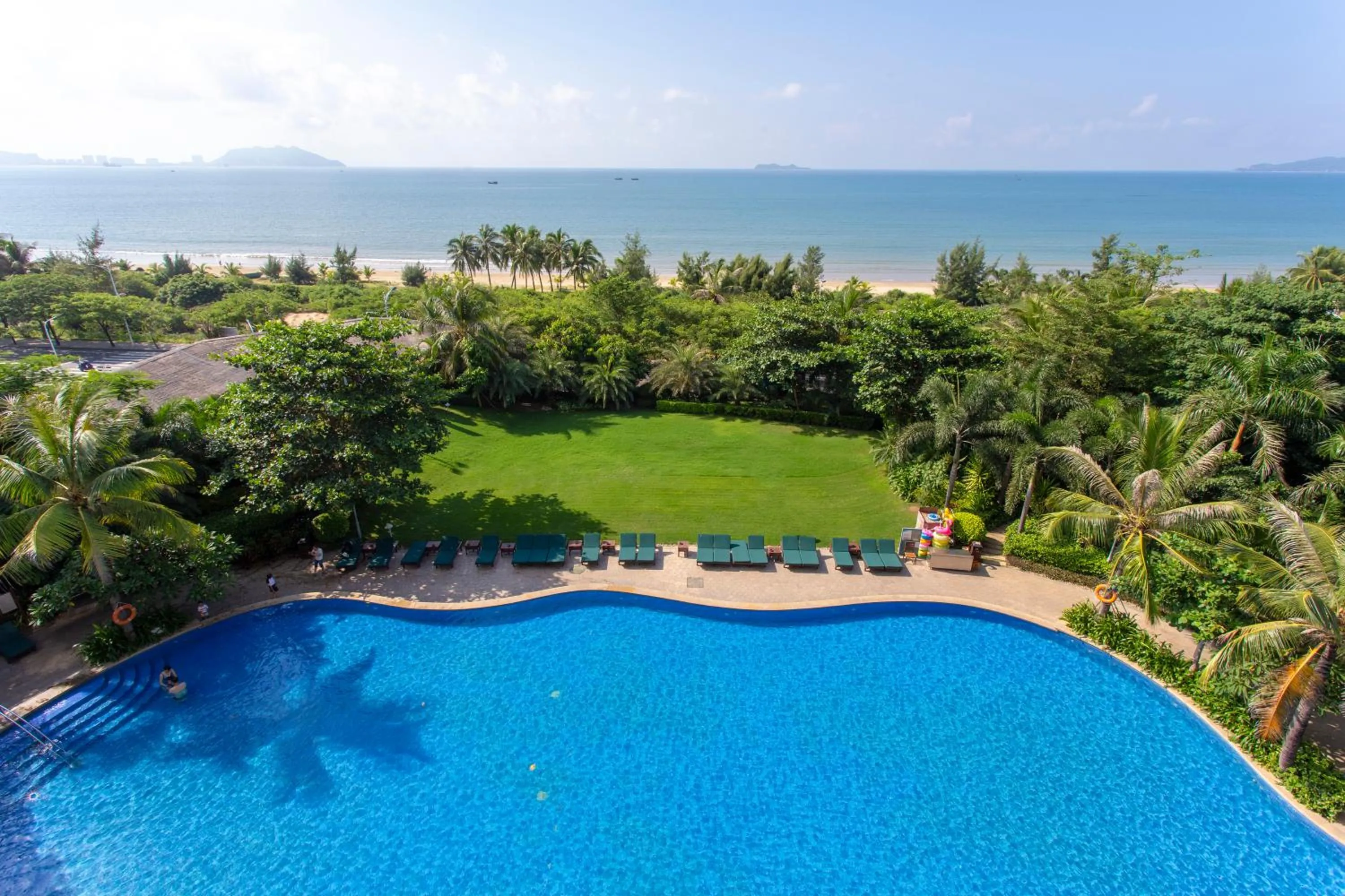 Bird's eye view in Sanya Seacube Holiday Hotel