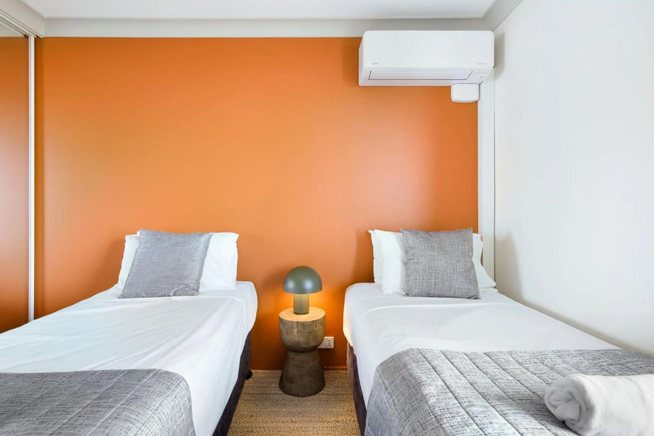 Bed in Meridian Tower Kirra Beach