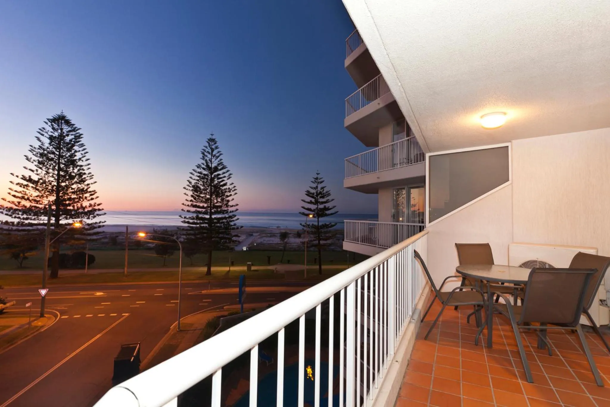 Balcony/Terrace in Meridian Tower Kirra Beach