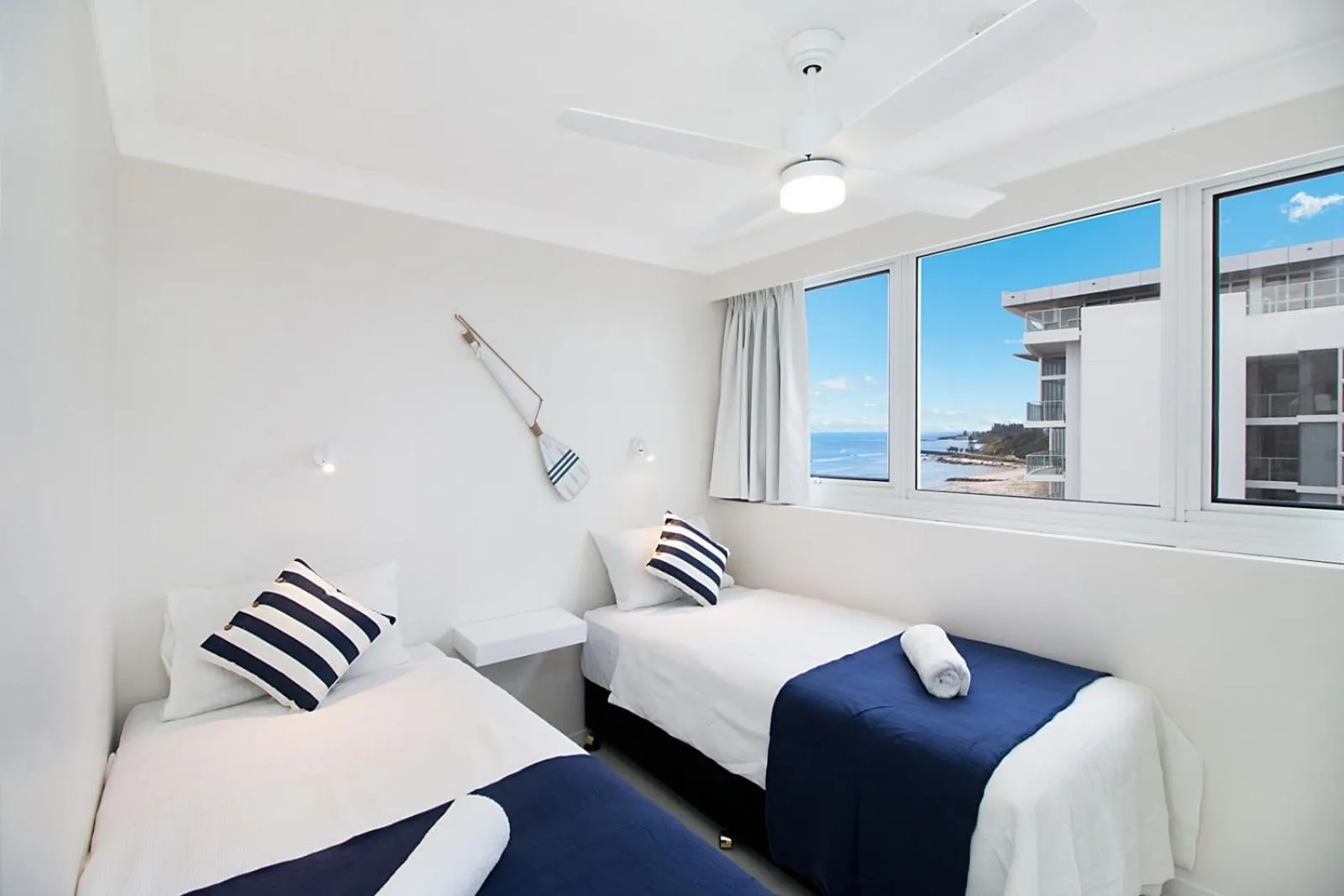 Bedroom, Bed in Meridian Tower Kirra Beach