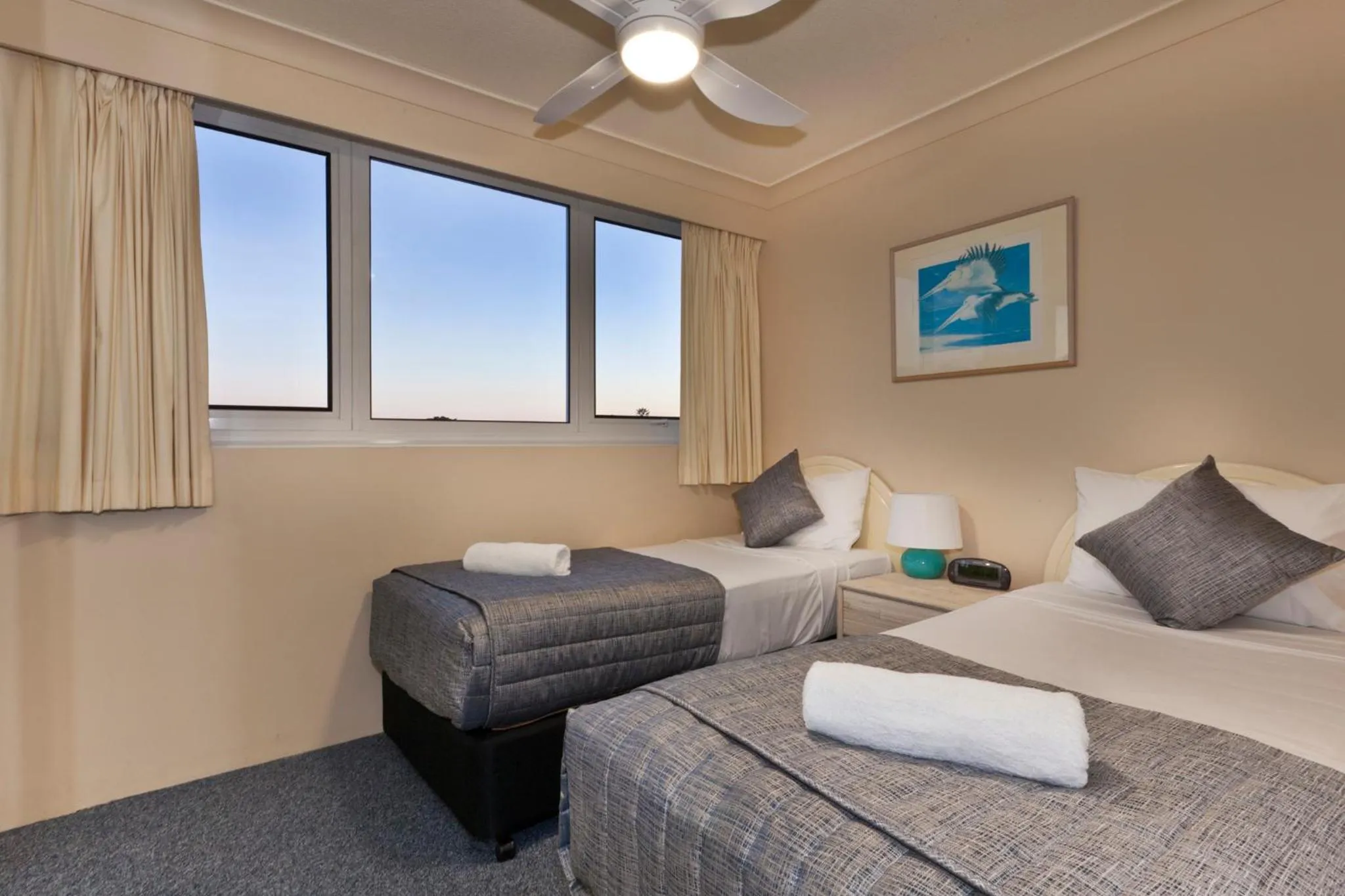 Bed in Meridian Tower Kirra Beach