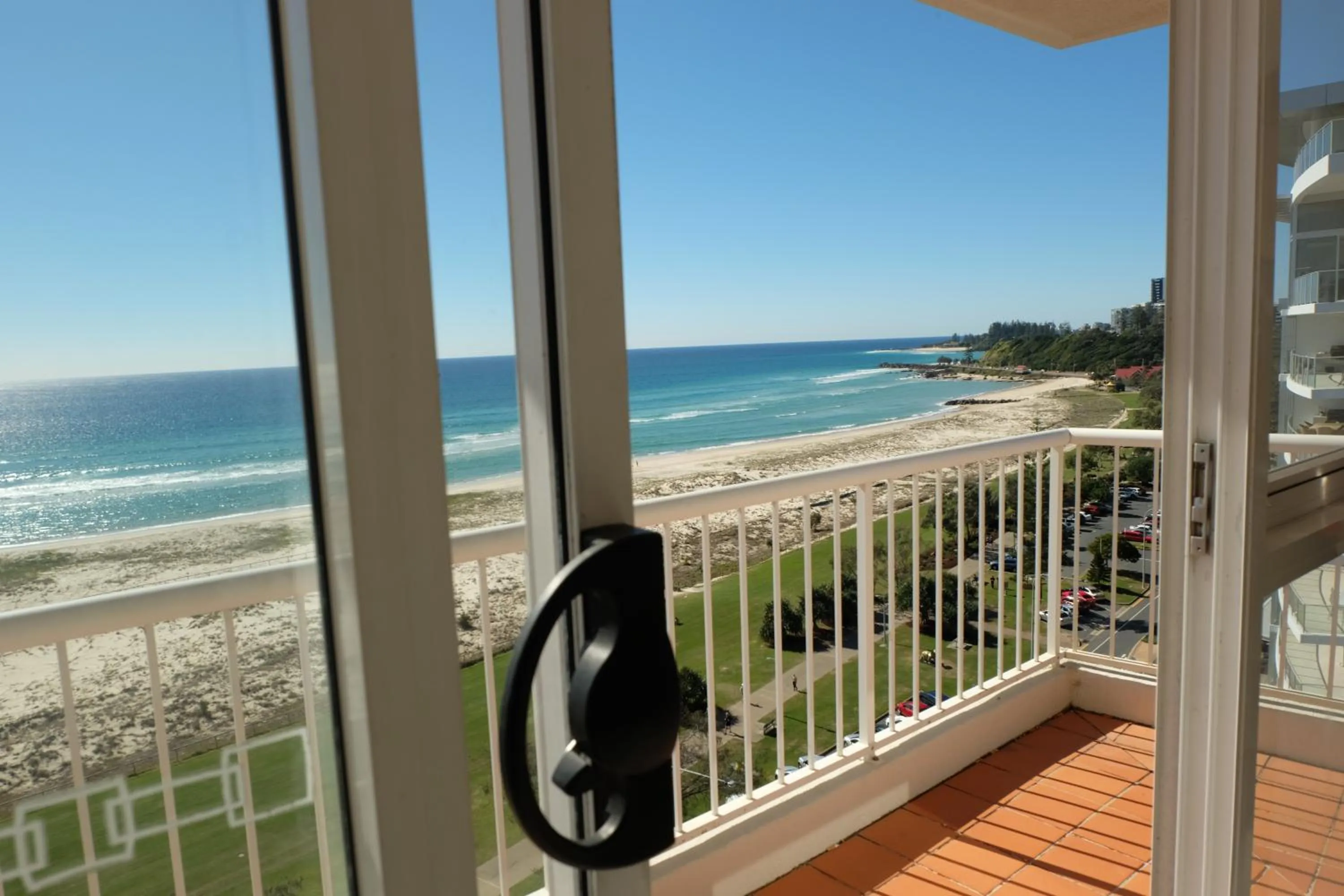 Balcony/Terrace in Meridian Tower Kirra Beach