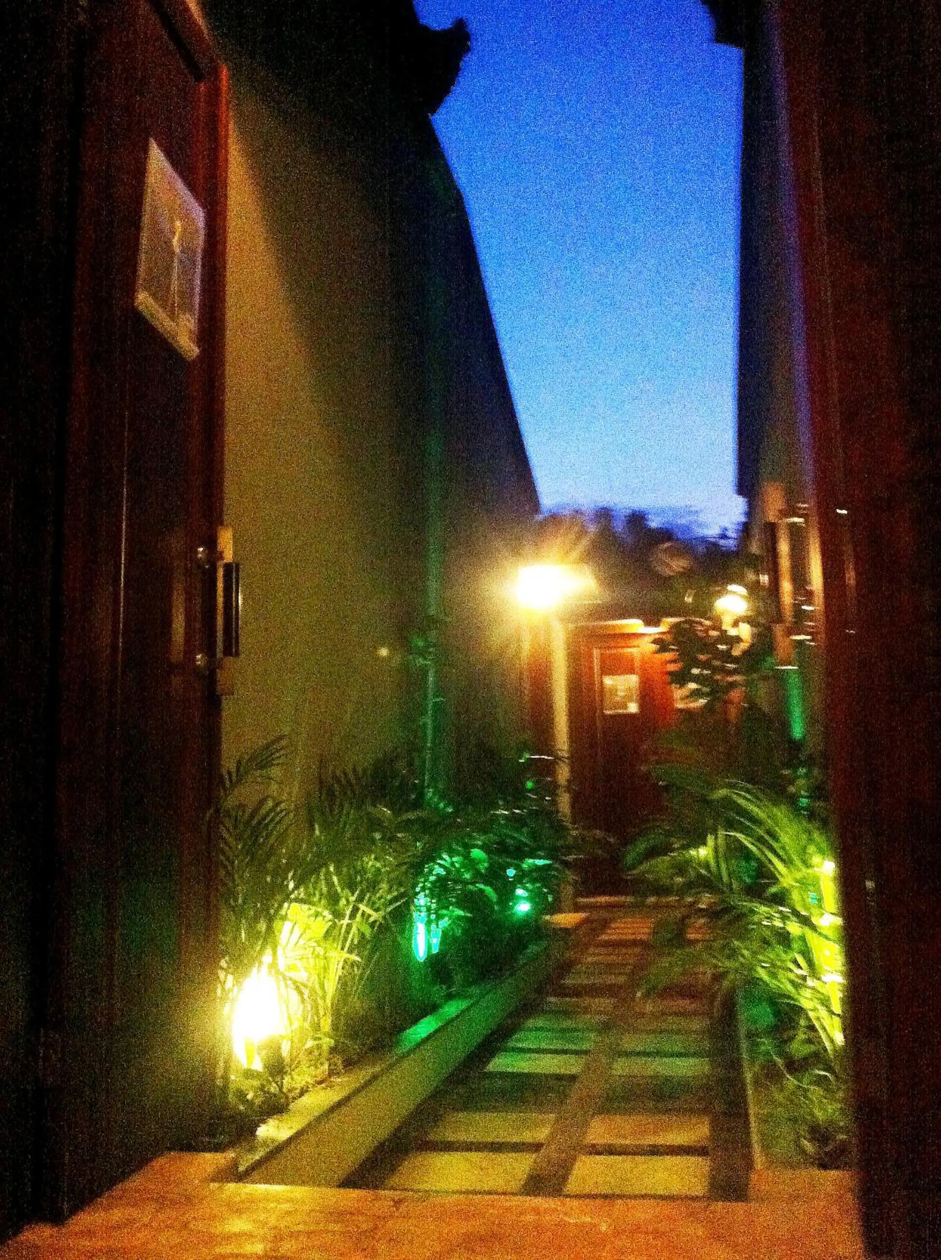 Facade/entrance in Villa Sahabat