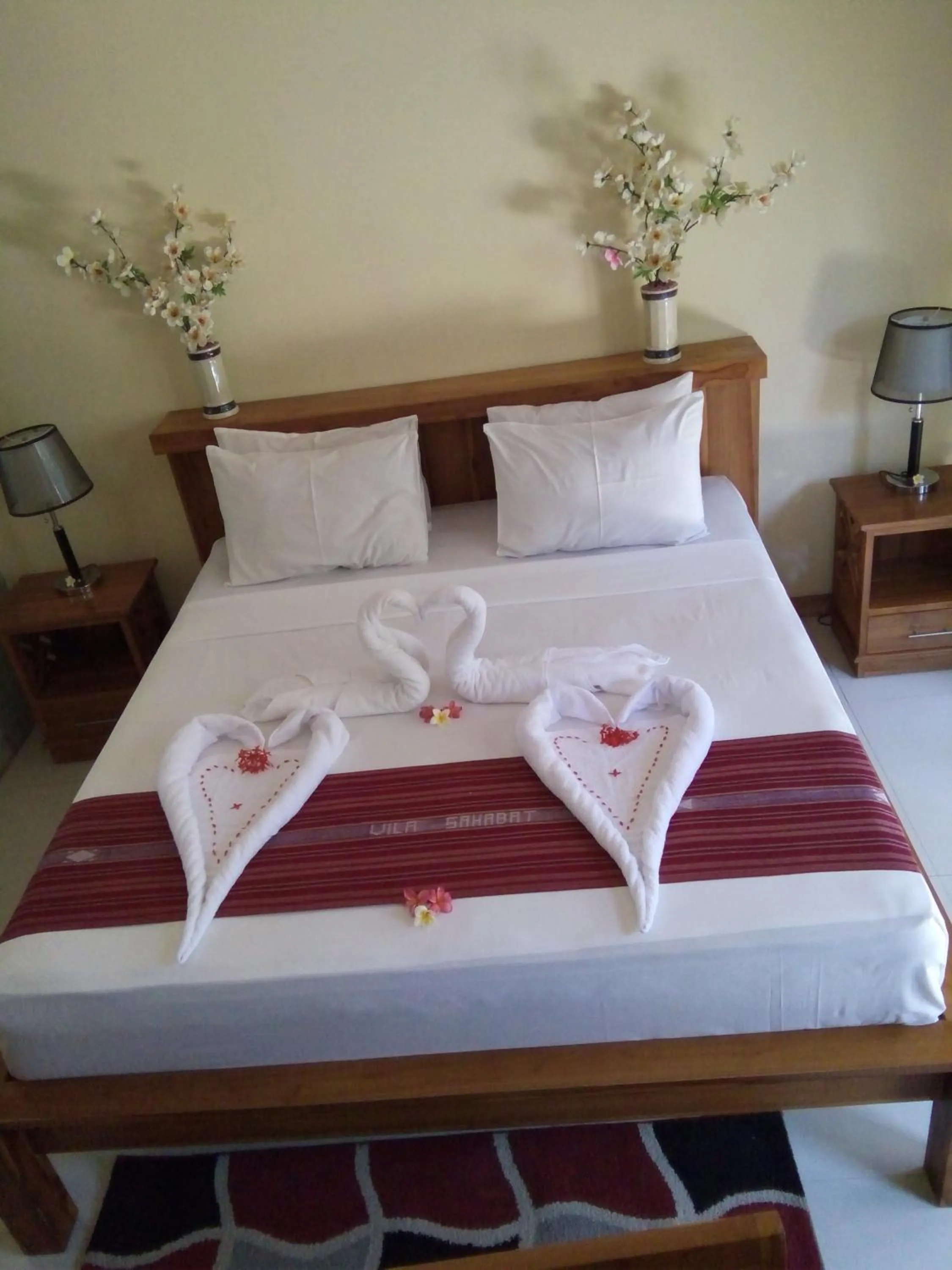Bed in Villa Sahabat