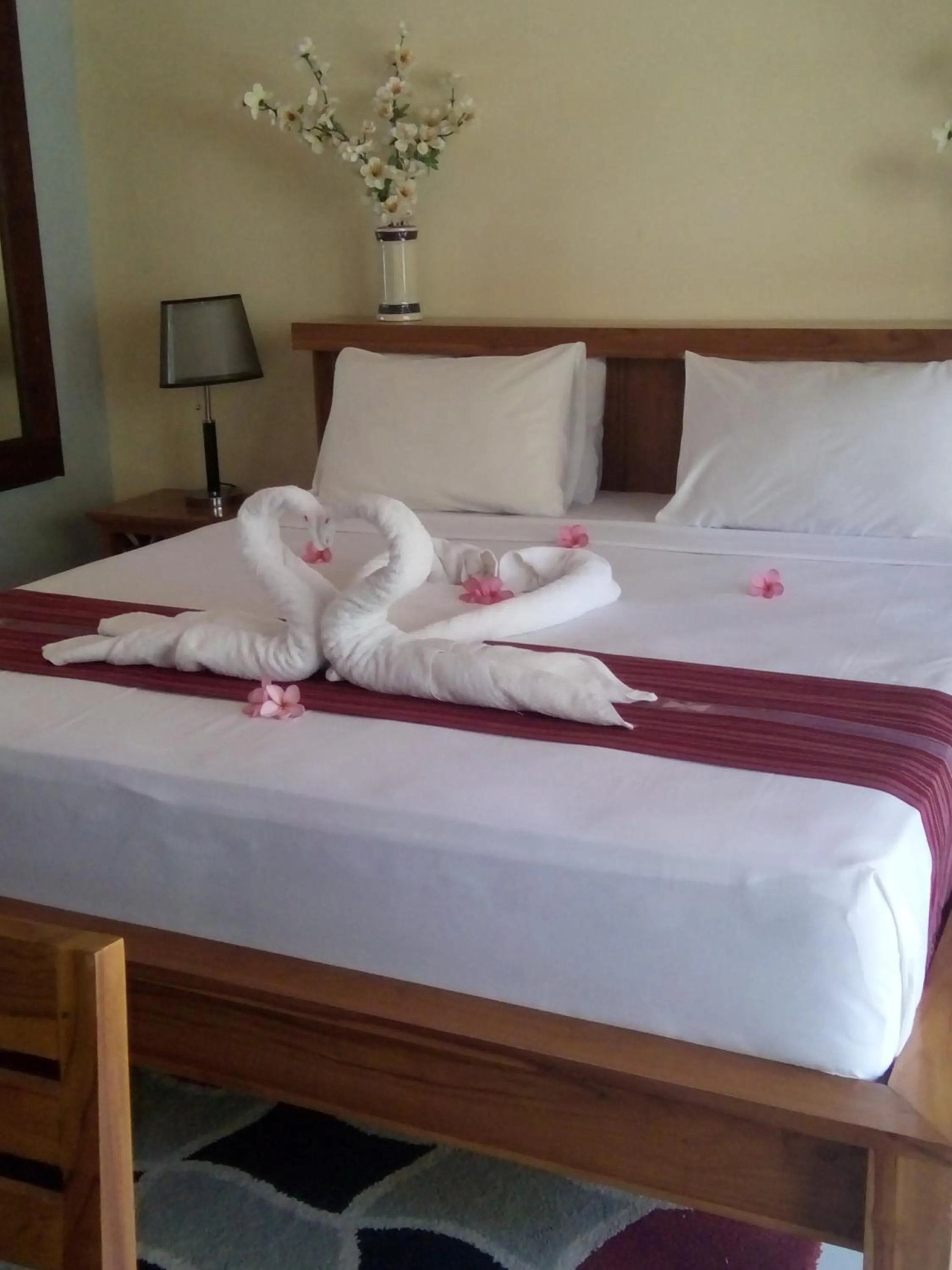 Bed in Villa Sahabat