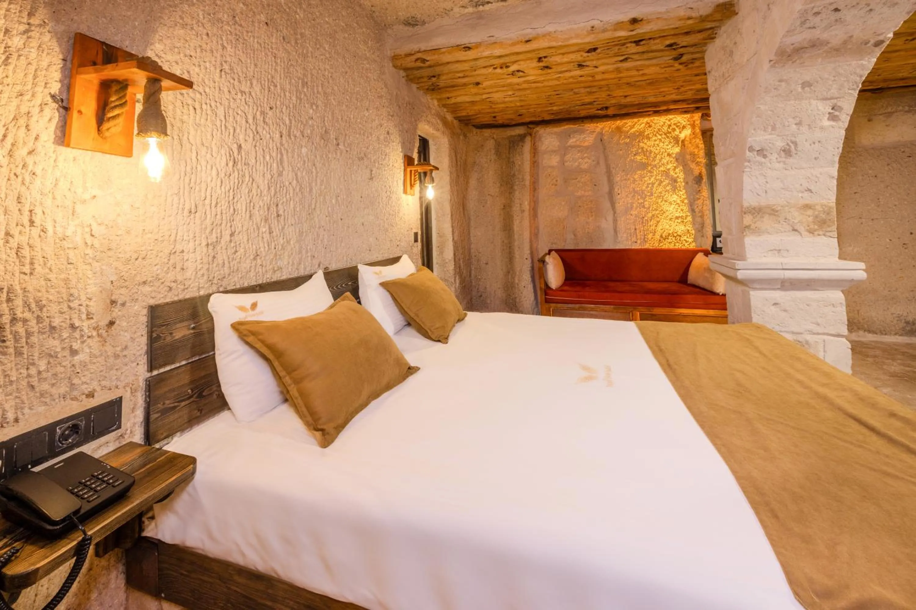 Bed in Angel View Suites