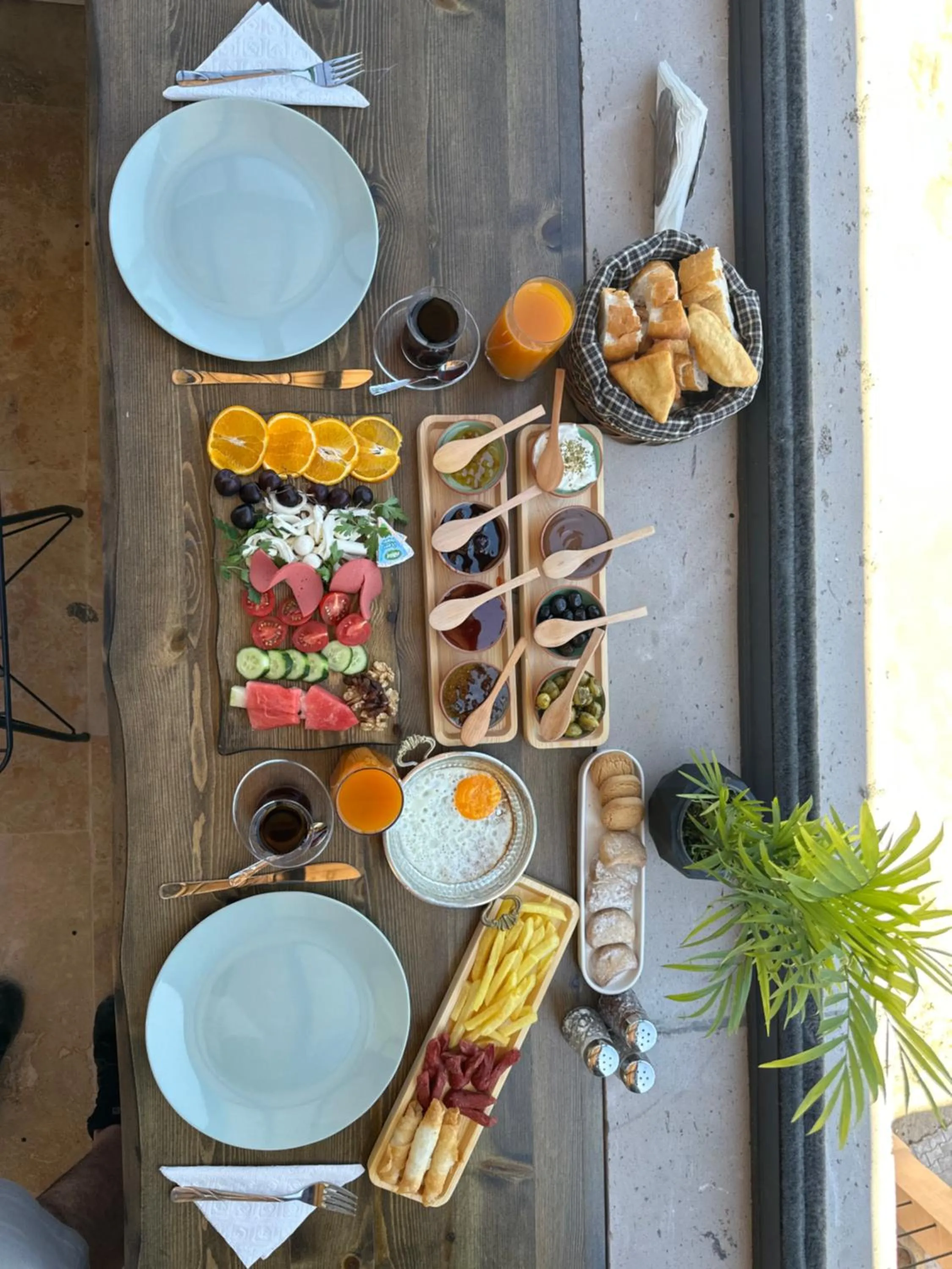 Breakfast in Angel View Suites