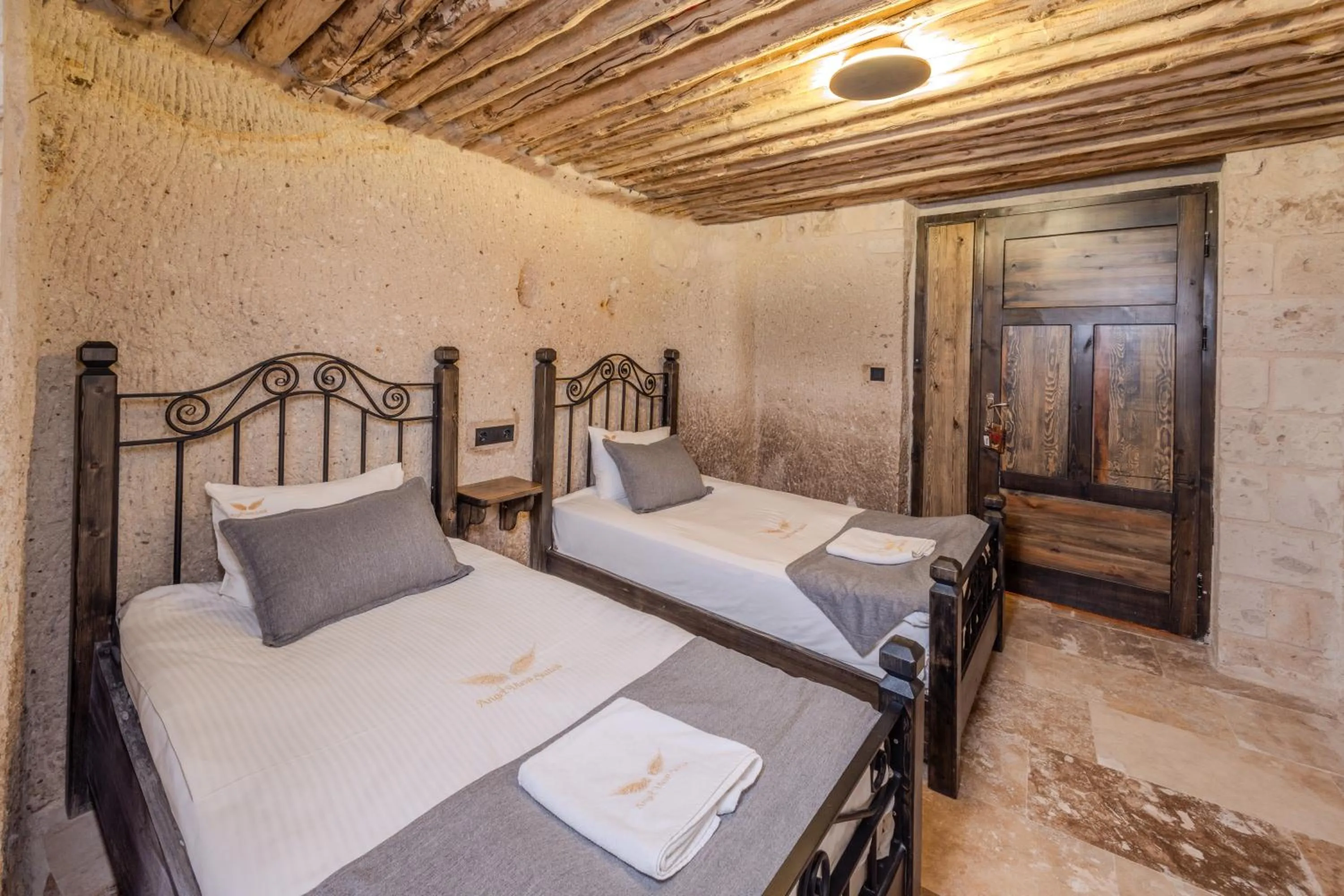 Bed in Angel View Suites