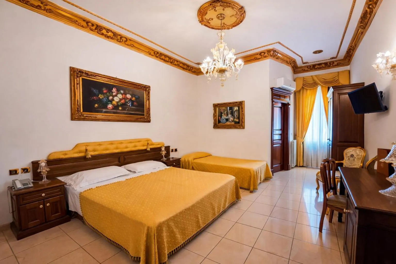 Bed in Euro Hotel Iglesias