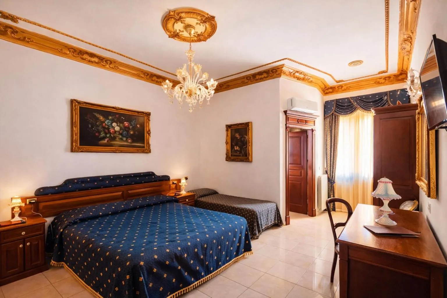 Bed in Euro Hotel Iglesias