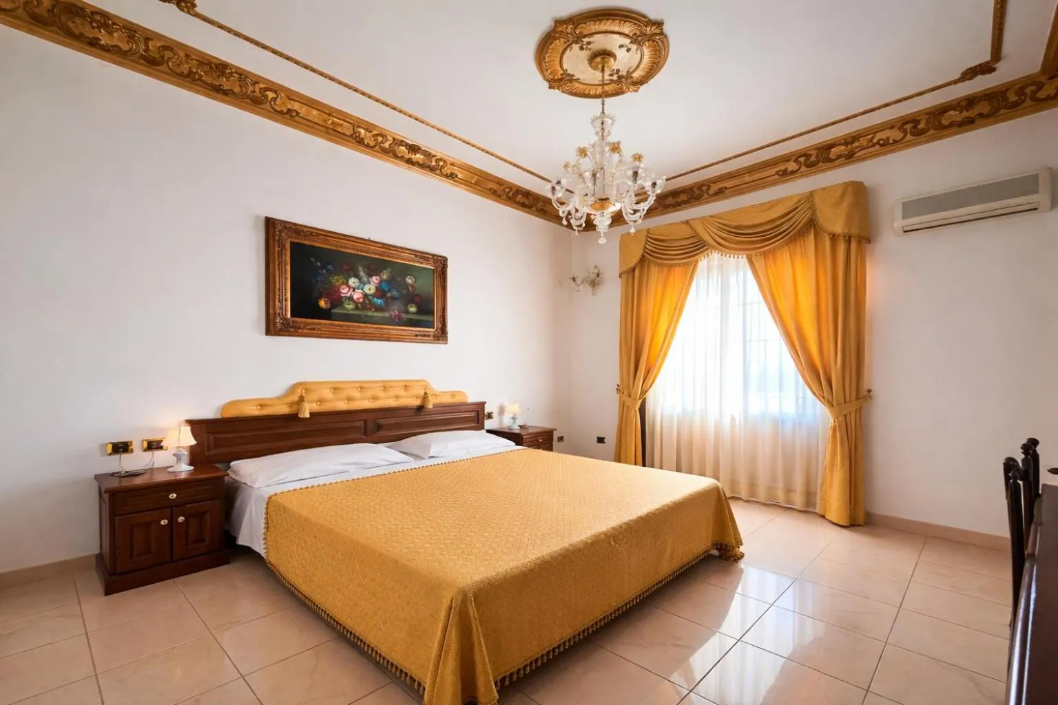 Bed in Euro Hotel Iglesias