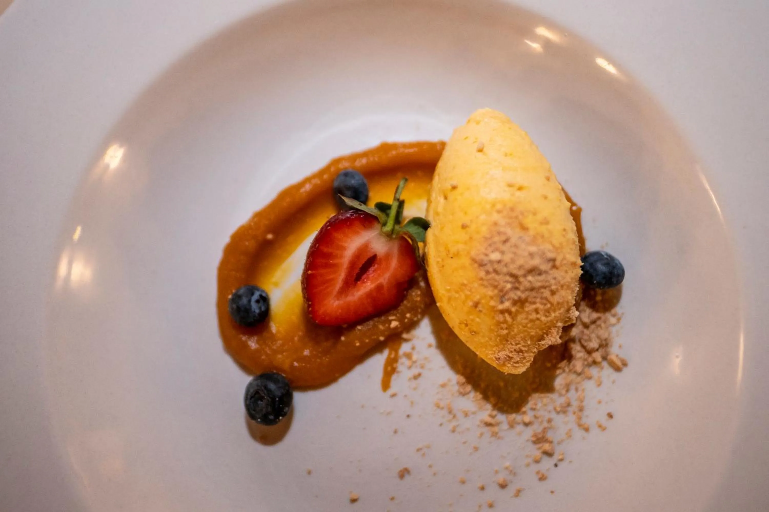 Food close-up in Montusi Mountain Lodge