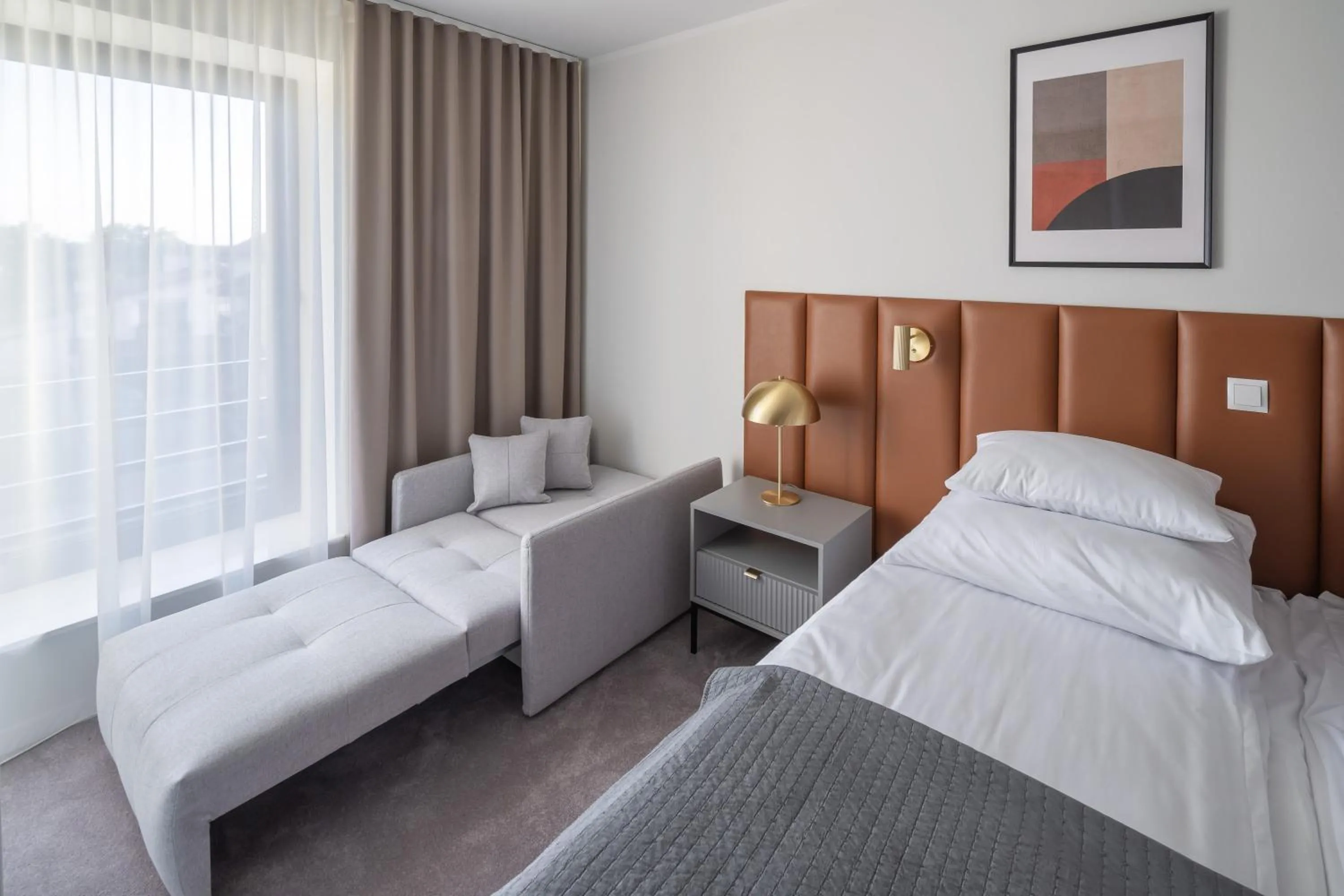 Bed in APARTHOTEL KLEOSIN