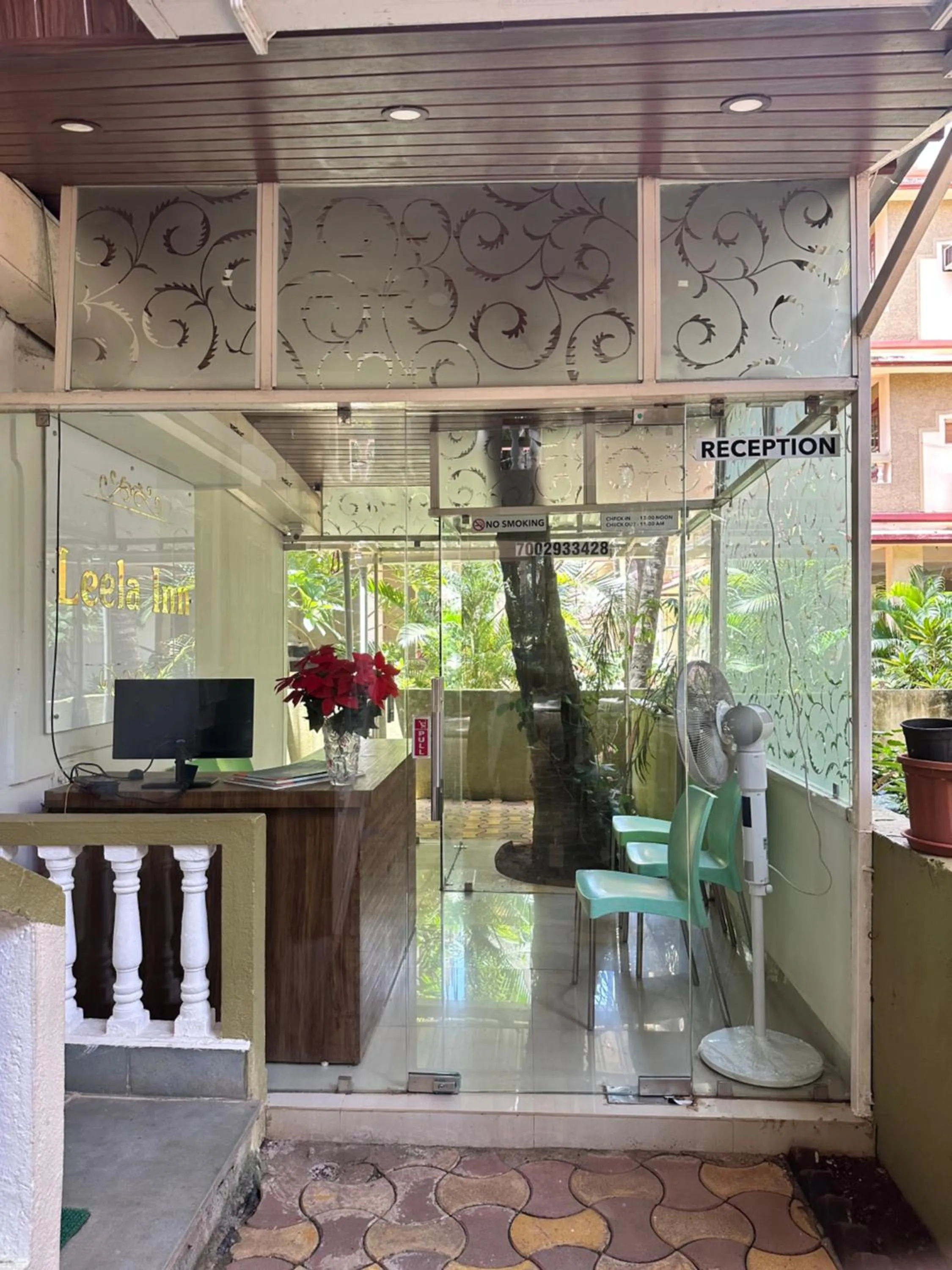 Lobby or reception in Hotel Leela Inn