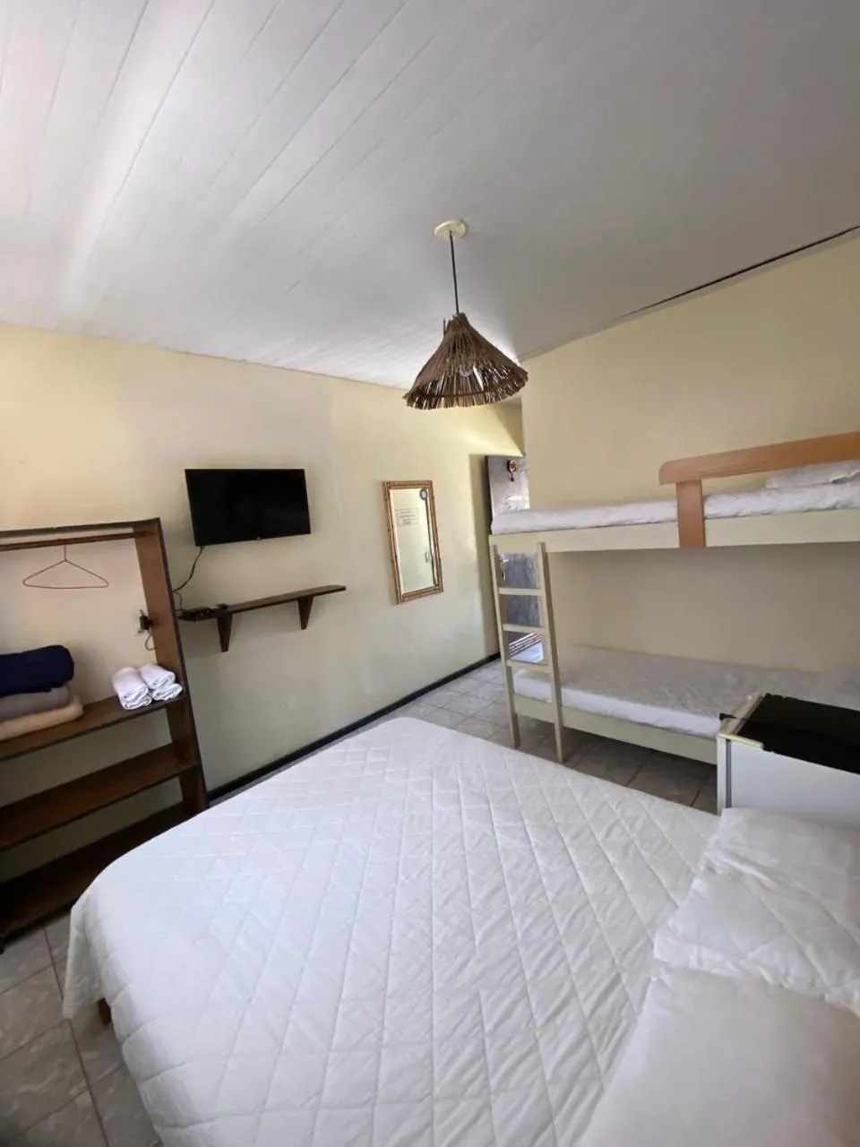 View (from property/room), Bed in Pousada Maré Alta - MARESIAS