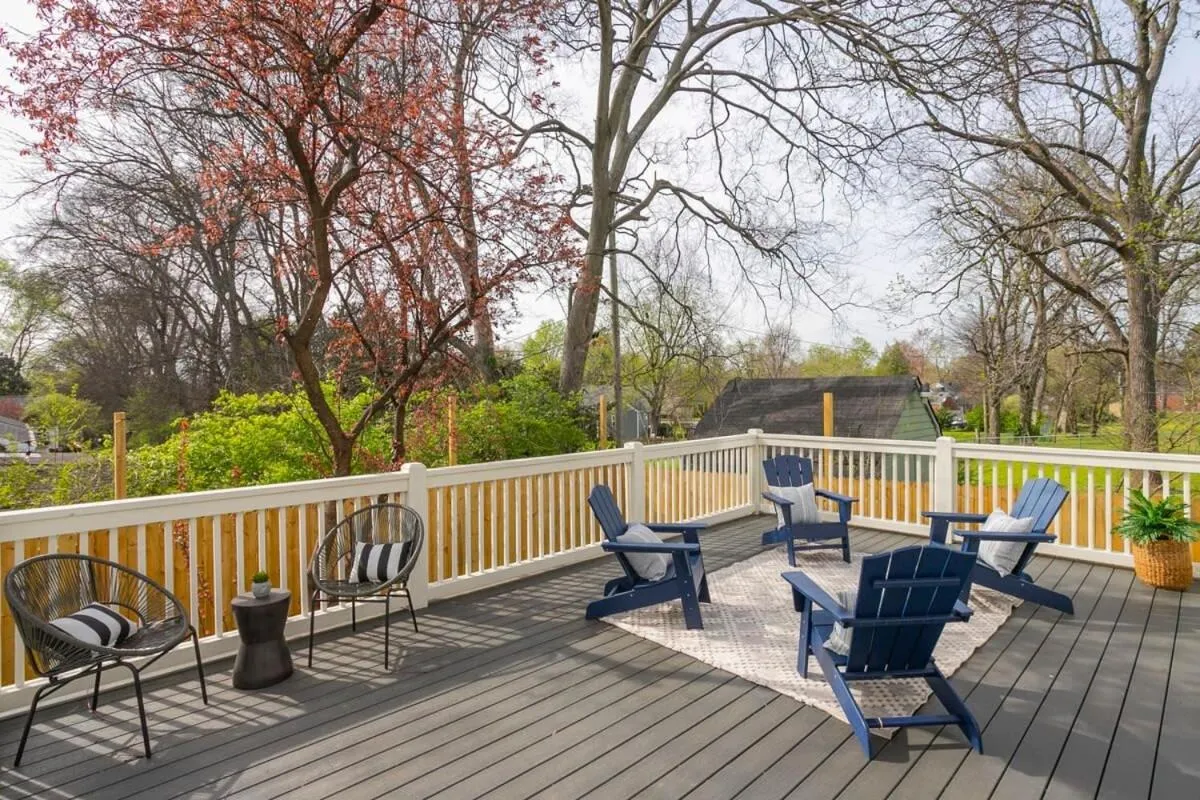Custom Home Office Suite Game Room & Fire pit