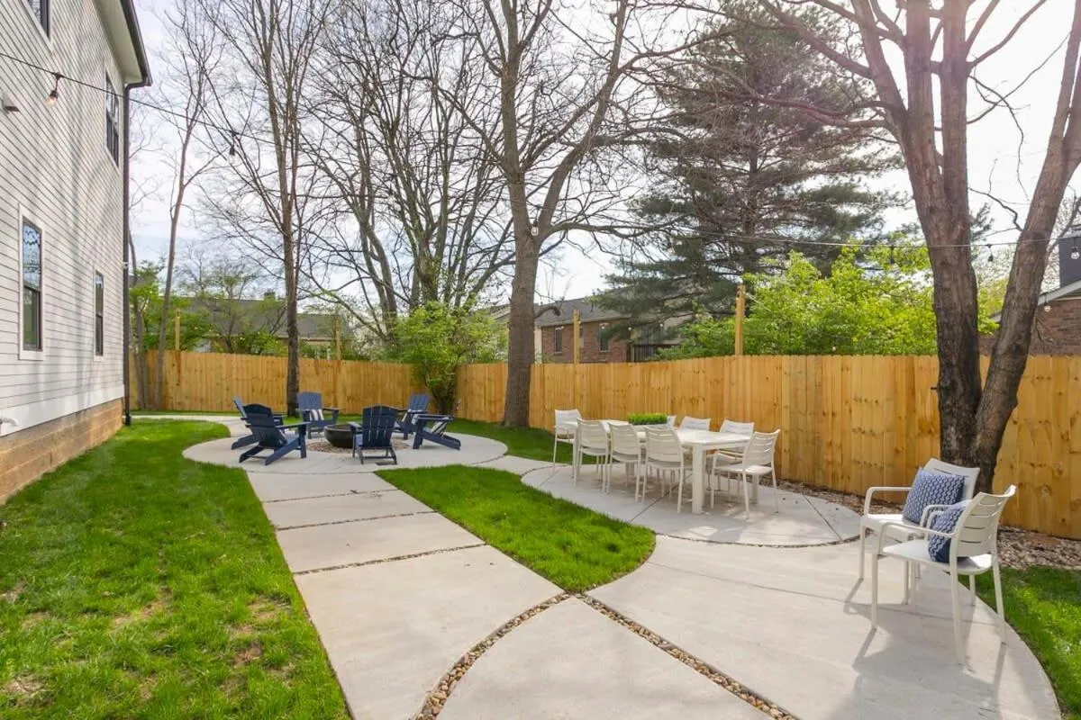 Custom Home Office Suite Game Room & Fire pit